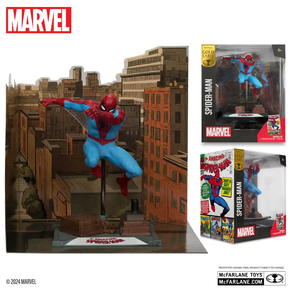 Marvel Collection PVC Socha 1/10 Spider-Man (The Amazing Spider-Man #38) (Gold Label) 15 cm fotografii produktu