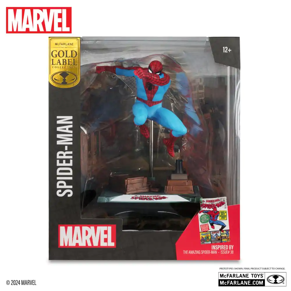 Marvel Collection PVC Socha 1/10 Spider-Man (The Amazing Spider-Man #38) (Gold Label) 15 cm fotografii produktu