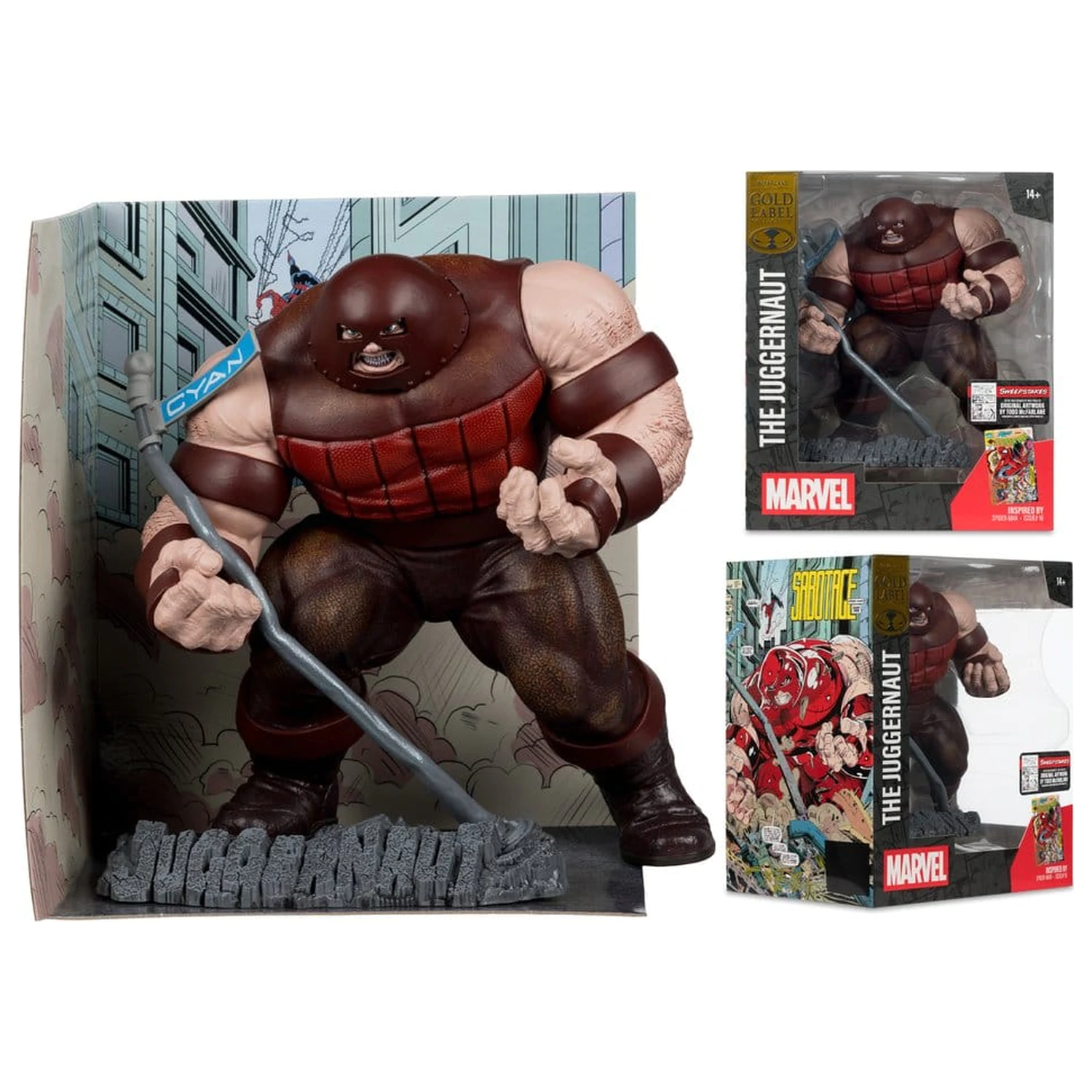 Marvel Collection PVC Socha 1/10 The Juggernaut (Spider-Man #16) Gold Label 17 cm fotografii produktu
