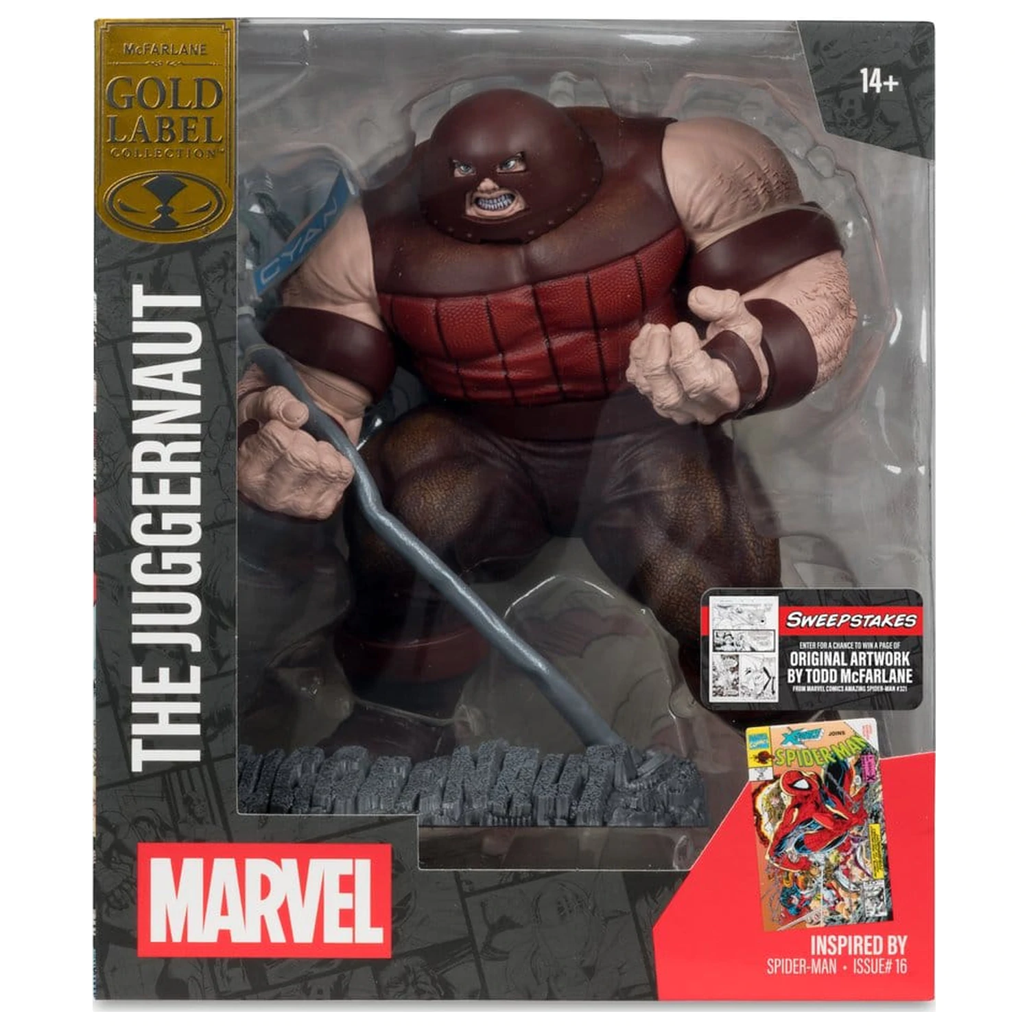 Marvel Collection PVC Socha 1/10 The Juggernaut (Spider-Man #16) Gold Label 17 cm fotografii produktu