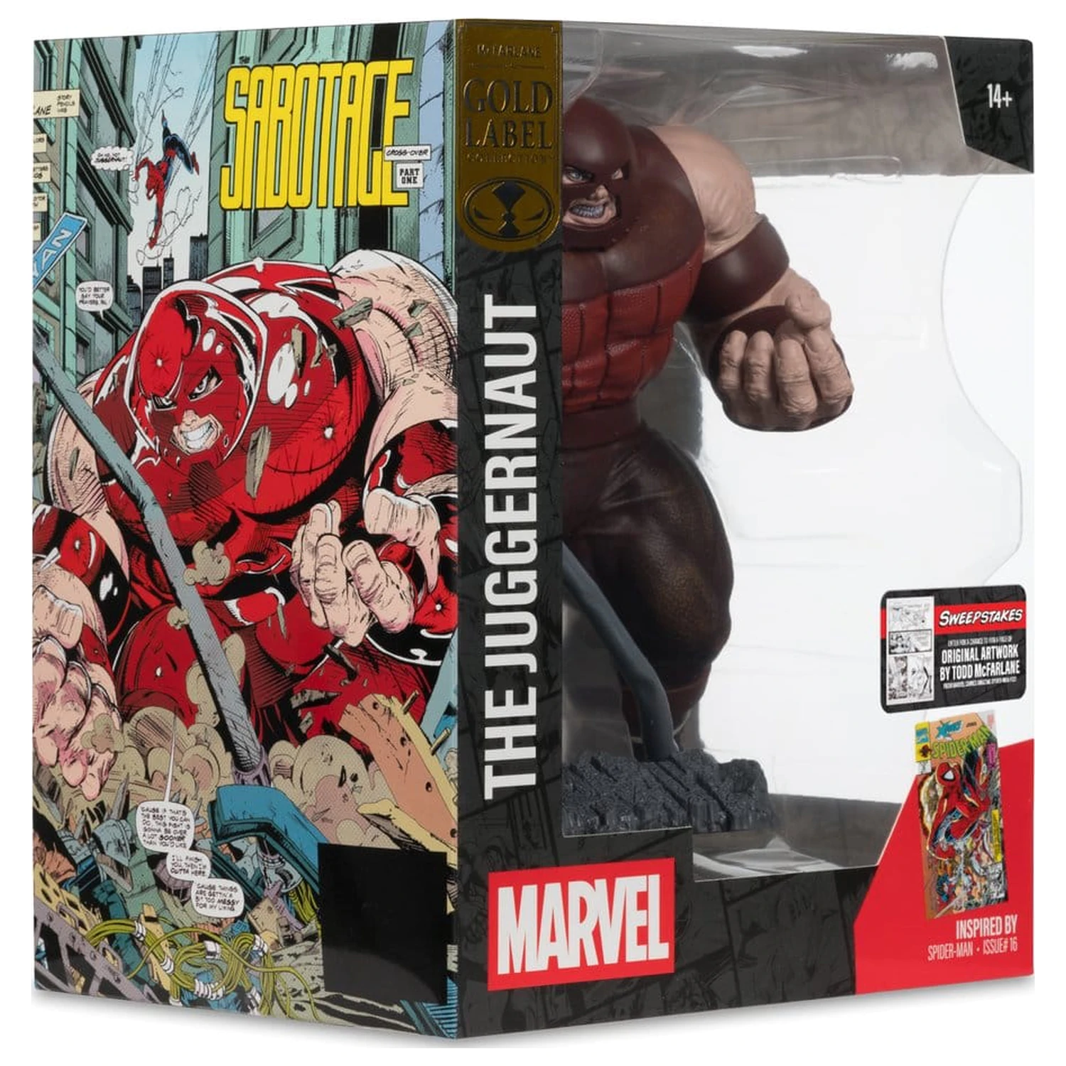 Marvel Collection PVC Socha 1/10 The Juggernaut (Spider-Man #16) Gold Label 17 cm fotografii produktu