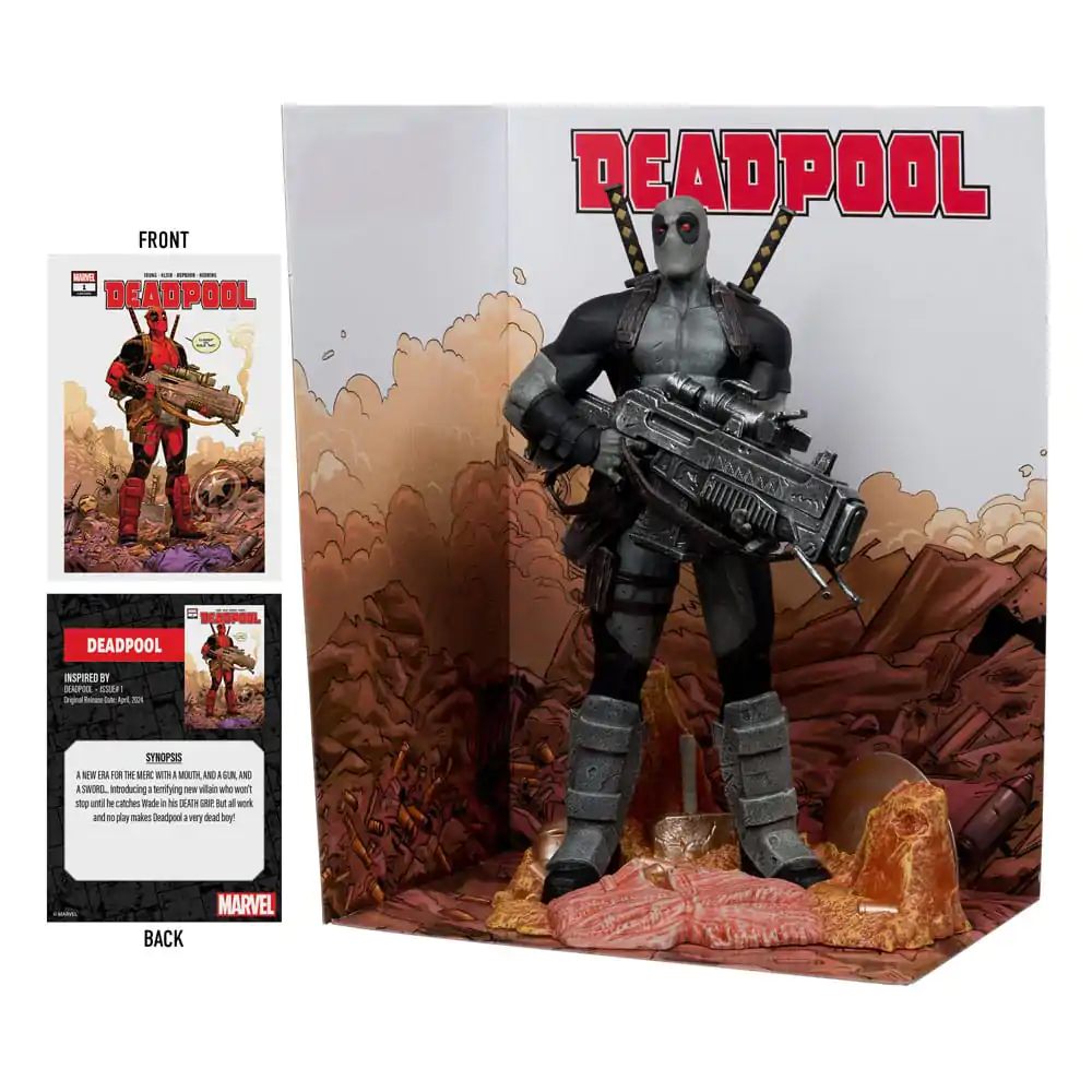 Marvel Collection PVC Socha 1/6 Deadpool (Deadpool #1)(Grey Suit Chase) 27 cm fotografii produktu