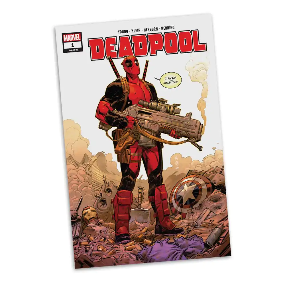 Marvel Collection PVC Socha 1/6 Deadpool (Deadpool #1)(Grey Suit Chase) 27 cm fotografii produktu