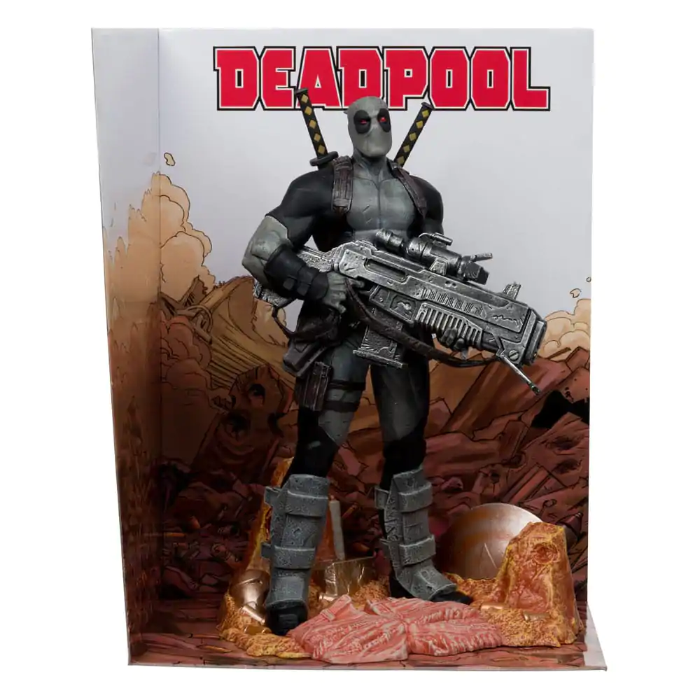 Marvel Collection PVC Socha 1/6 Deadpool (Deadpool #1)(Grey Suit Chase) 27 cm fotografii produktu