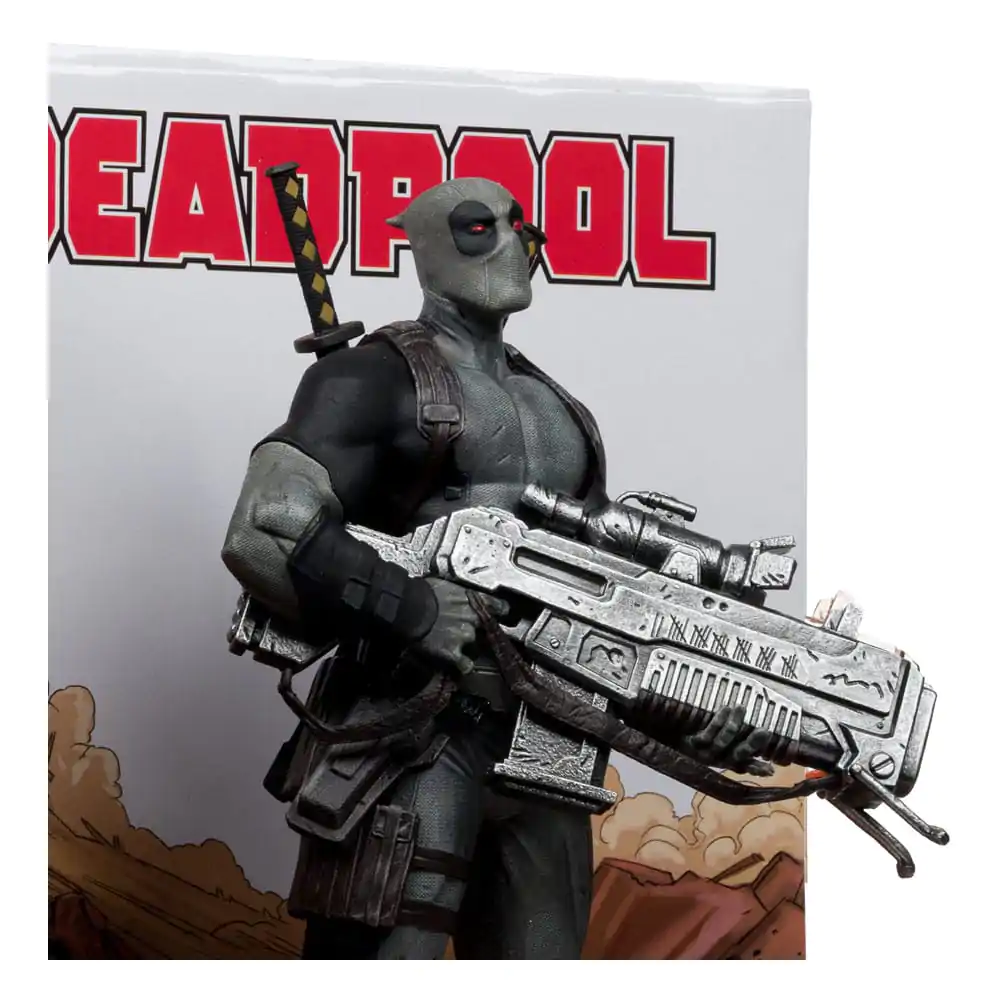 Marvel Collection PVC Socha 1/6 Deadpool (Deadpool #1)(Grey Suit Chase) 27 cm fotografii produktu