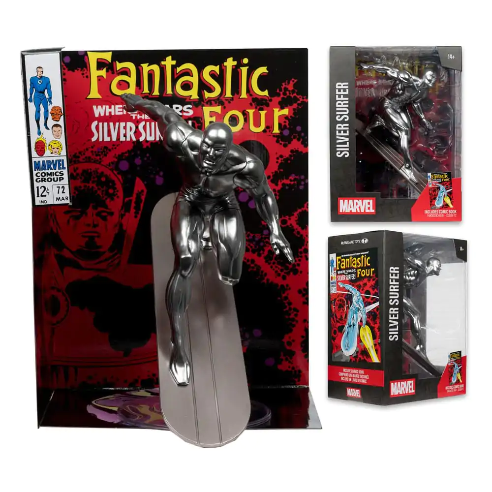 Marvel Collection PVC socha 1/6 Silver Surfer (Fantastic Four #72) 25 cm fotografii produktu