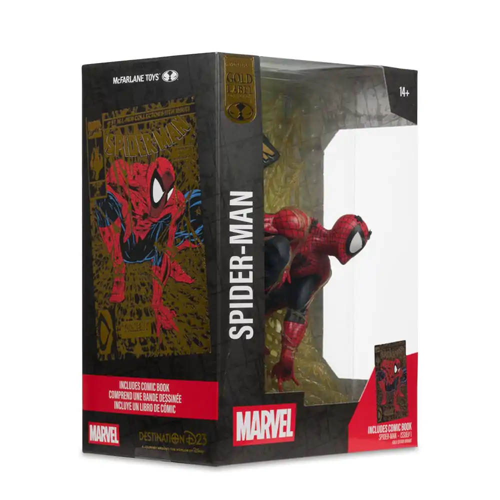 Marvel Kolekce PVC Socha 1/6 Spider-Man (Spider-Man # 1) (Gold Edition) (Gold Label) 15 cm fotografii produktu