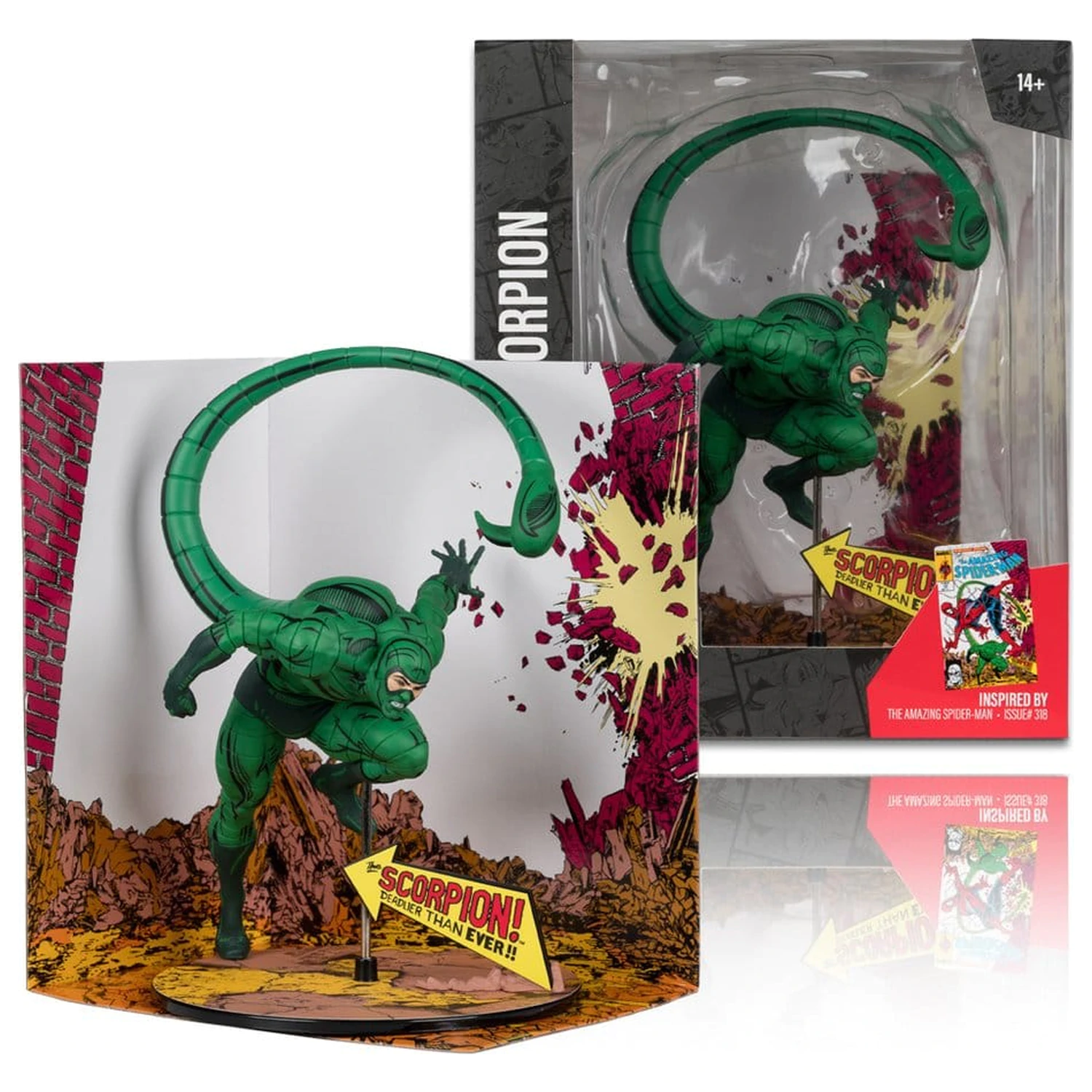 Marvel Collection PVC Figurka 1/10 Scorpion (The Amazing Spider-Man #318) 17 cm fotografii produktu