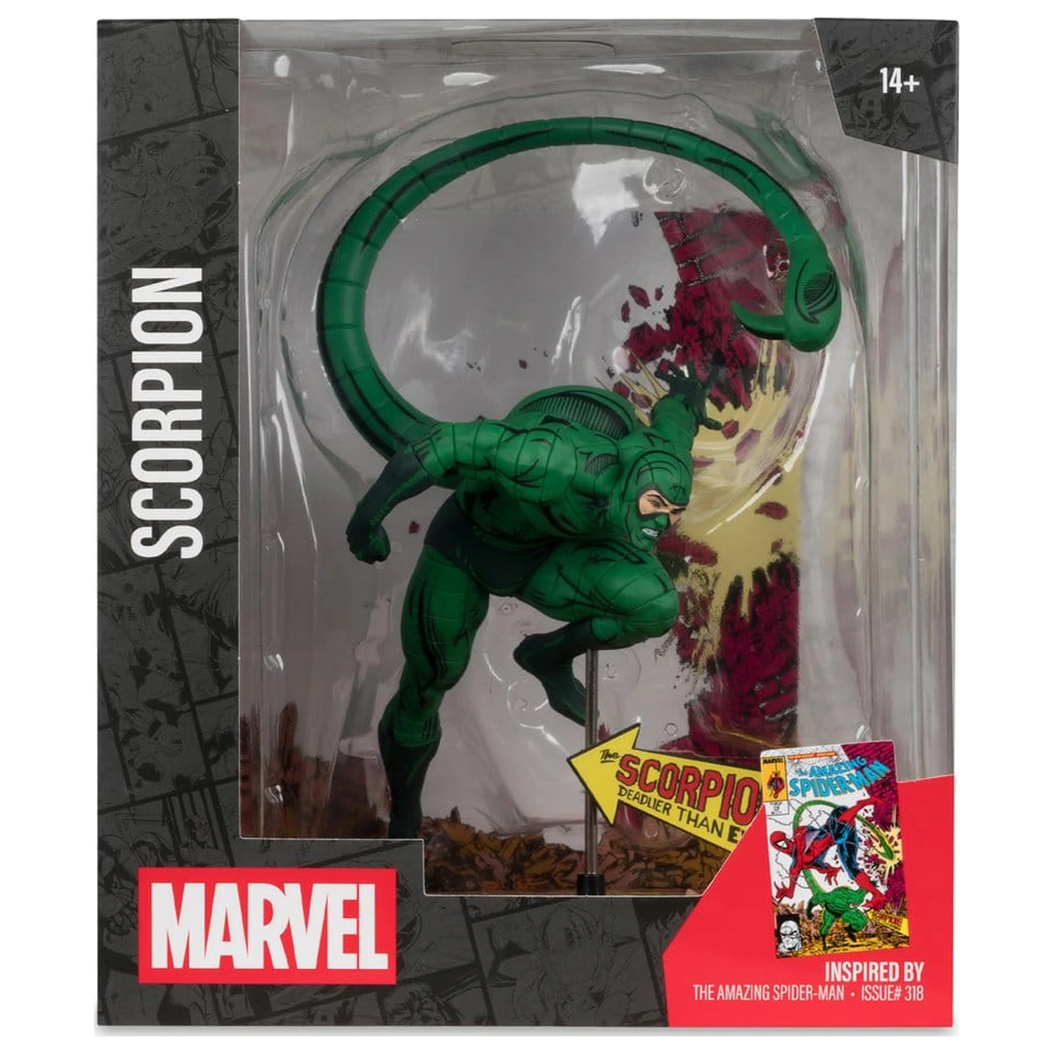 Marvel Collection PVC Figurka 1/10 Scorpion (The Amazing Spider-Man #318) 17 cm fotografii produktu