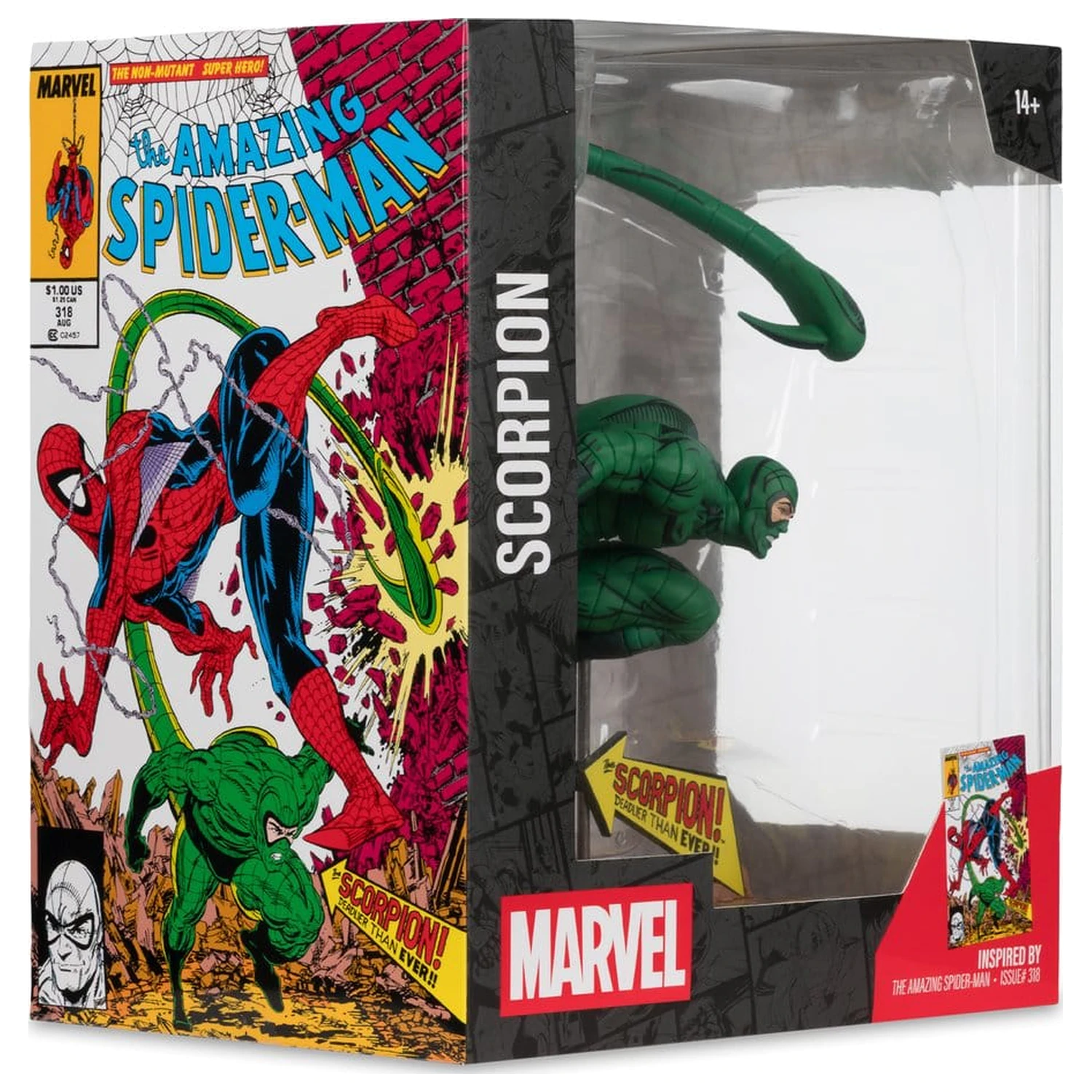 Marvel Collection PVC Figurka 1/10 Scorpion (The Amazing Spider-Man #318) 17 cm fotografii produktu