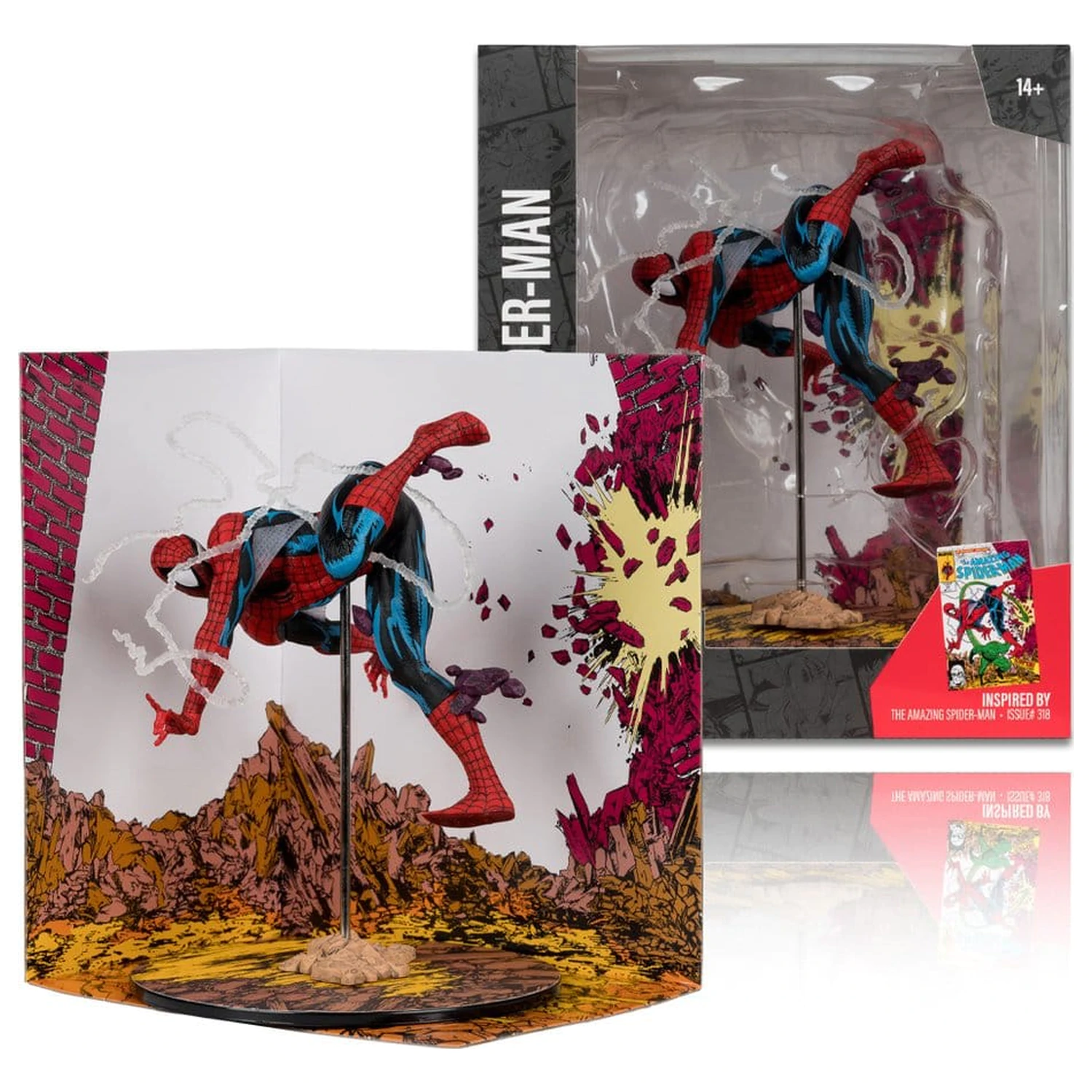 Marvel Collection PVC figurka 1/10 Spider-Man (The Amazing Spider-Man #318) 17 cm fotografii produktu