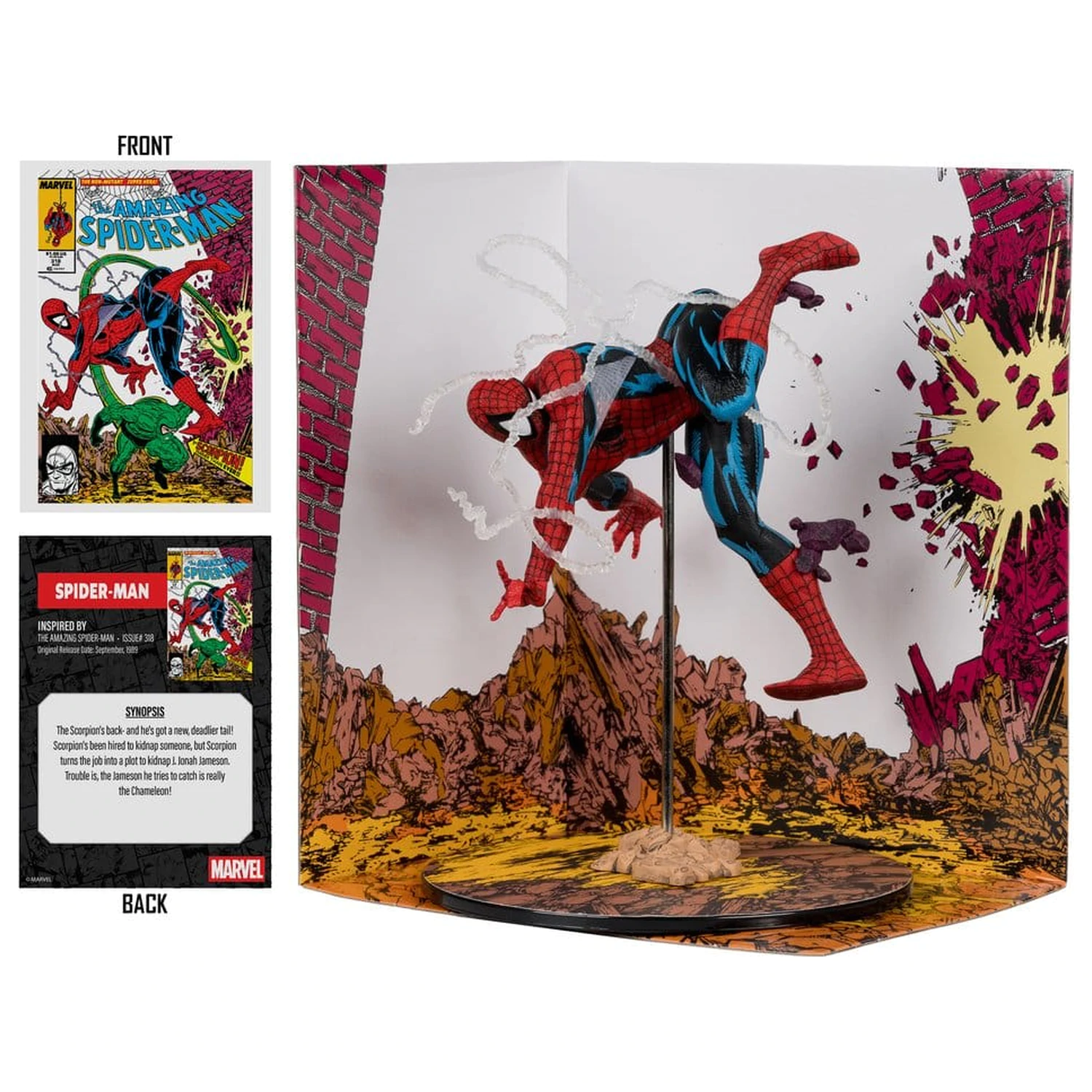 Marvel Collection PVC figurka 1/10 Spider-Man (The Amazing Spider-Man #318) 17 cm fotografii produktu
