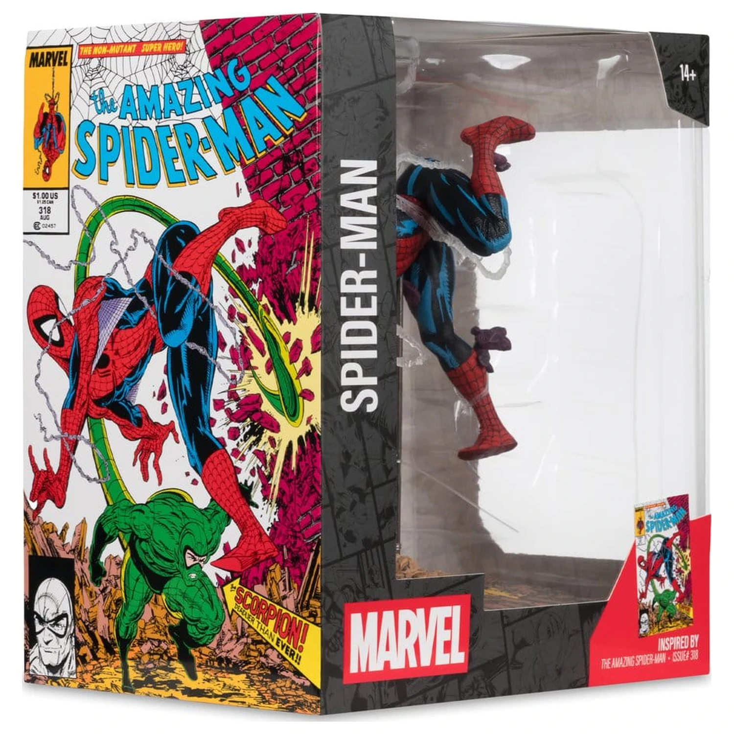 Marvel Collection PVC figurka 1/10 Spider-Man (The Amazing Spider-Man #318) 17 cm fotografii produktu