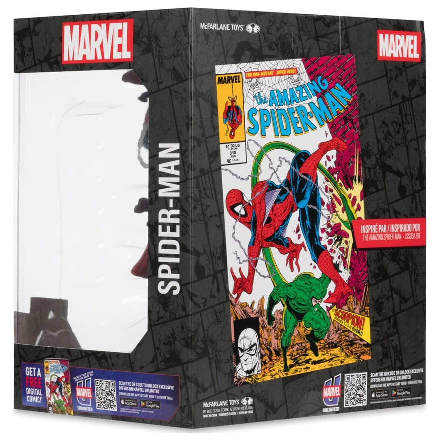 Marvel Collection PVC figurka 1/10 Spider-Man (The Amazing Spider-Man #318) 17 cm fotografii produktu