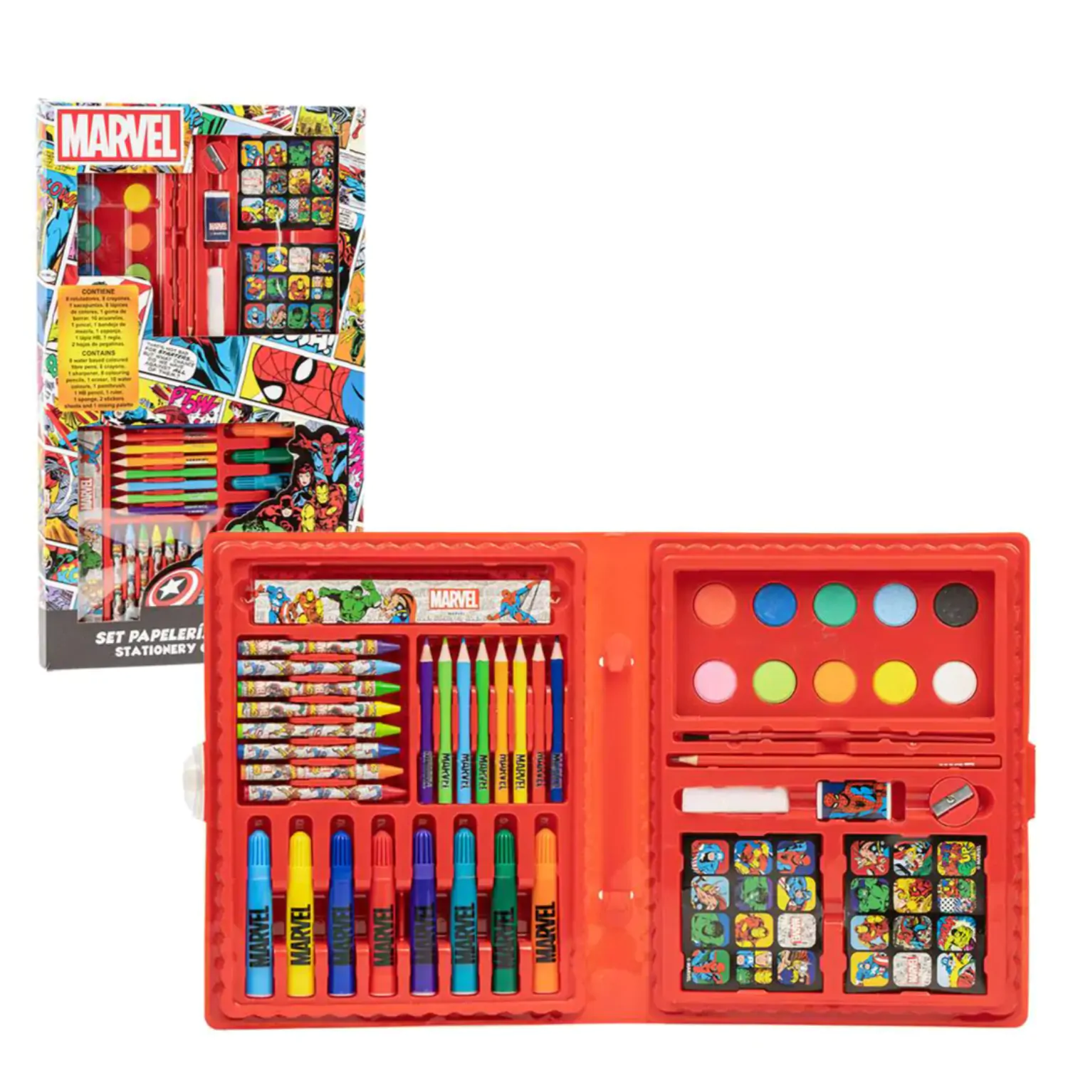 Marvel omalovánkový papírnický set fotografii produktu