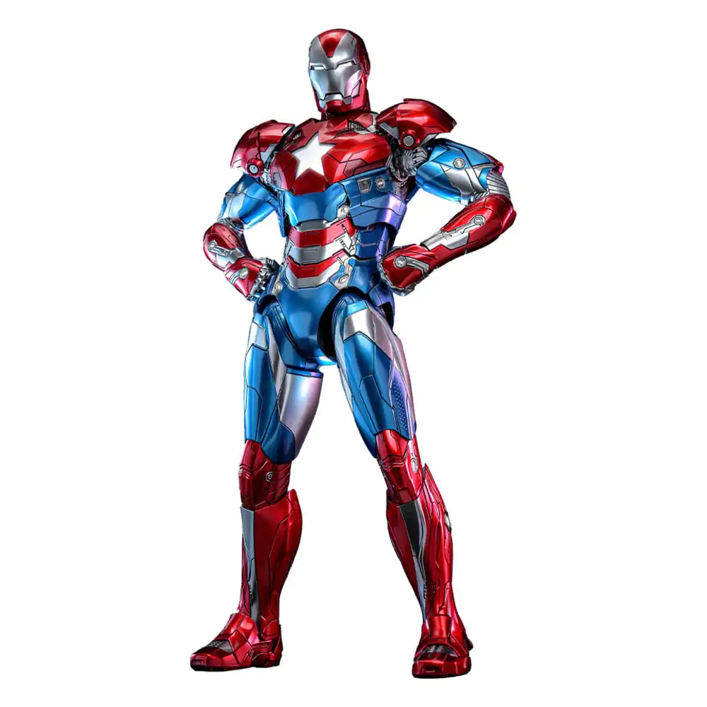 Marvel Comic Diecast Masterpiece Akční figurka 1/6 Iron Patriot Hot Toys Exclusive 32 cm fotografii produktu