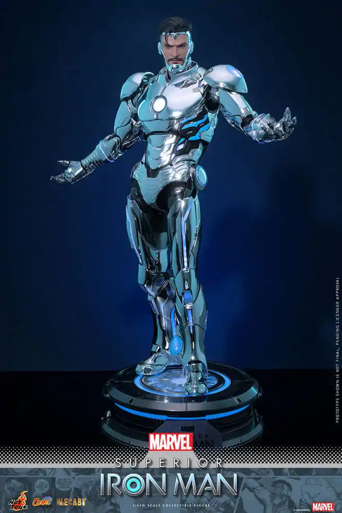 Marvel Comic Diecast Masterpiece akční figurka 1/6 Superior Iron Man 32 cm fotografii produktu