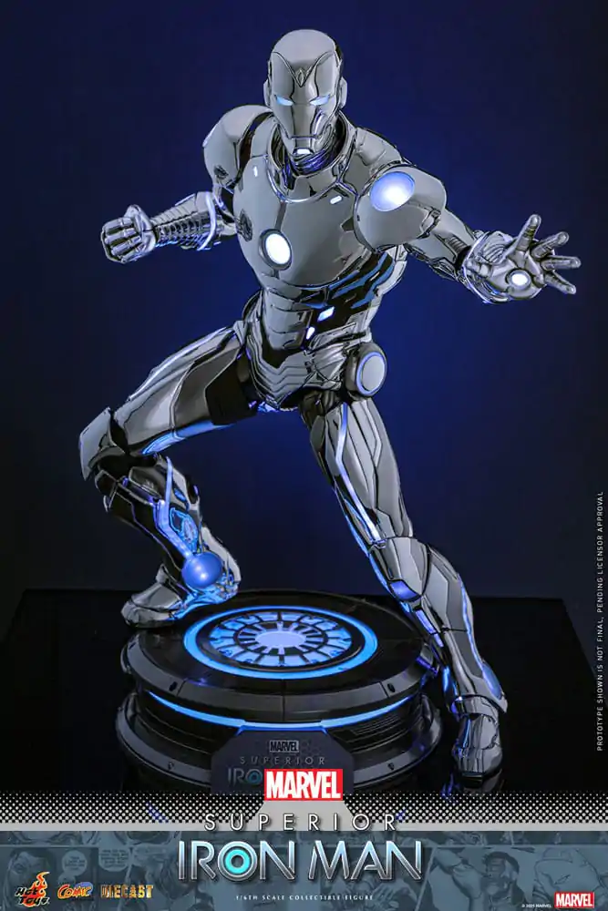 Marvel Comic Diecast Masterpiece akční figurka 1/6 Superior Iron Man 32 cm fotografii produktu