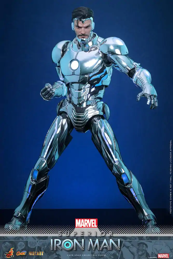 Marvel Comic Diecast Masterpiece akční figurka 1/6 Superior Iron Man 32 cm fotografii produktu