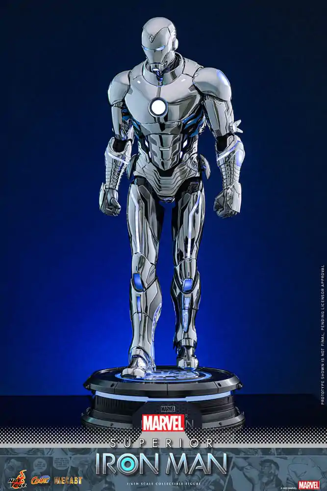 Marvel Comic Diecast Masterpiece akční figurka 1/6 Superior Iron Man 32 cm fotografii produktu