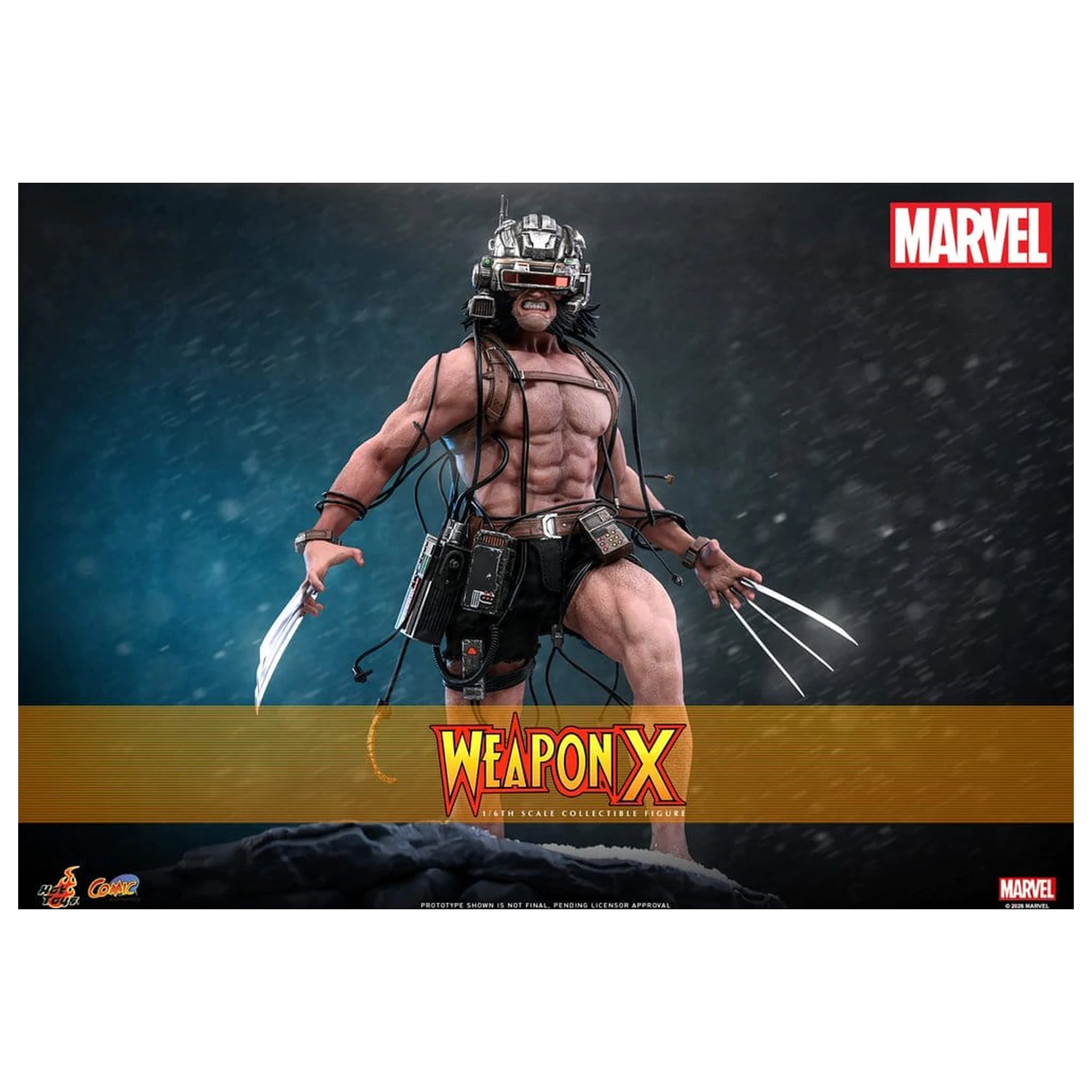 Marvel Comic Masterpiece akční figurka 1/6 Weapon X 31 cm fotografii produktu