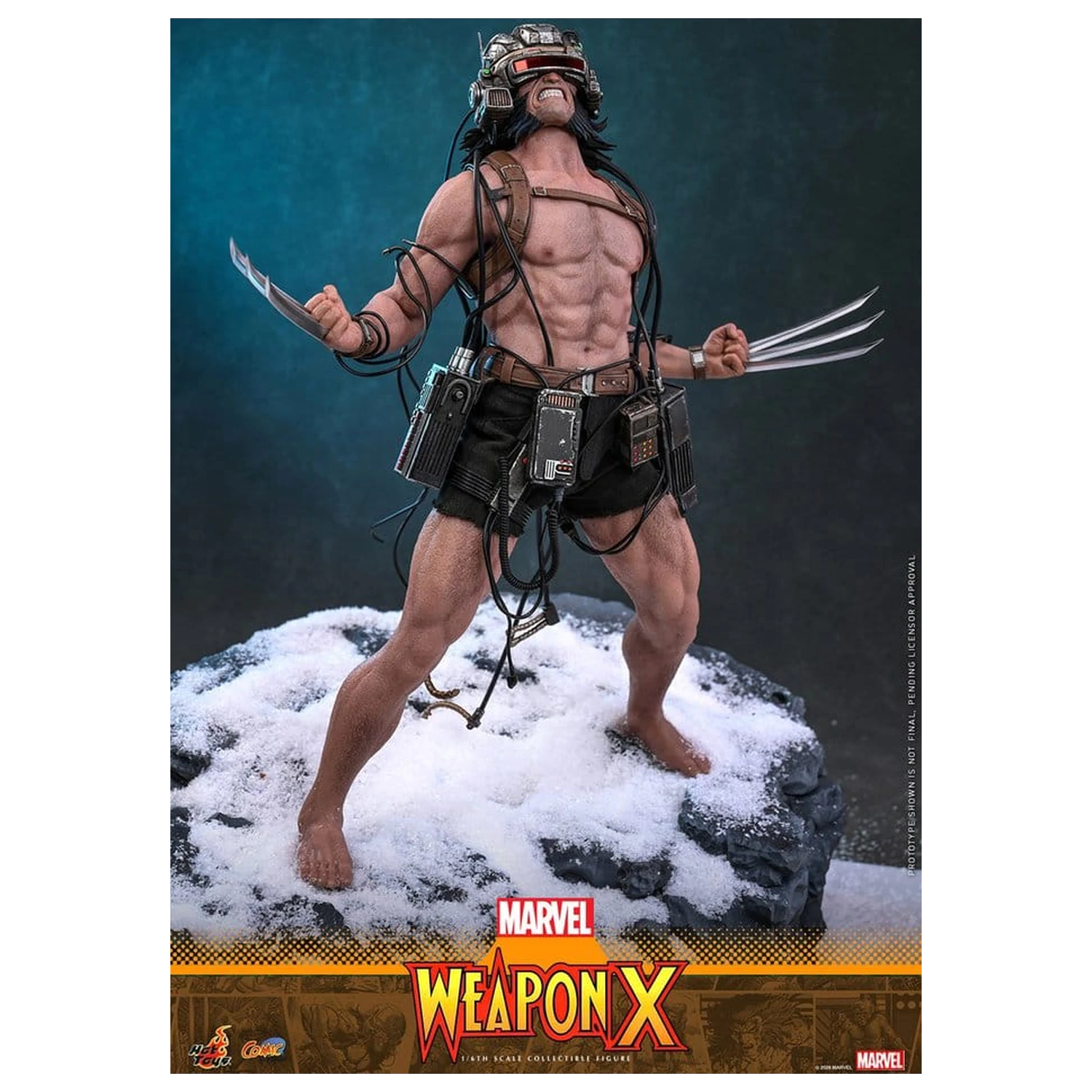 Marvel Comic Masterpiece akční figurka 1/6 Weapon X 31 cm fotografii produktu
