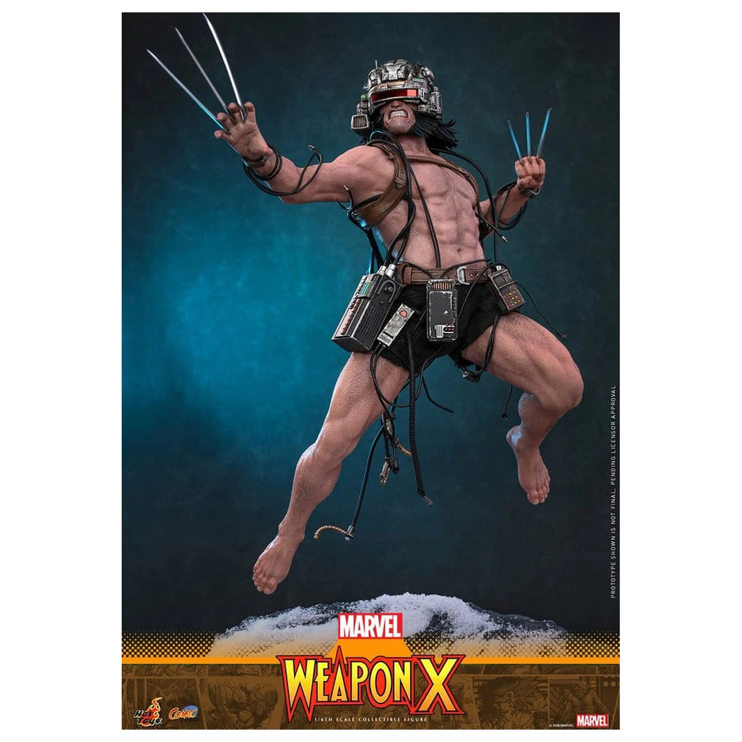 Marvel Comic Masterpiece akční figurka 1/6 Weapon X 31 cm fotografii produktu