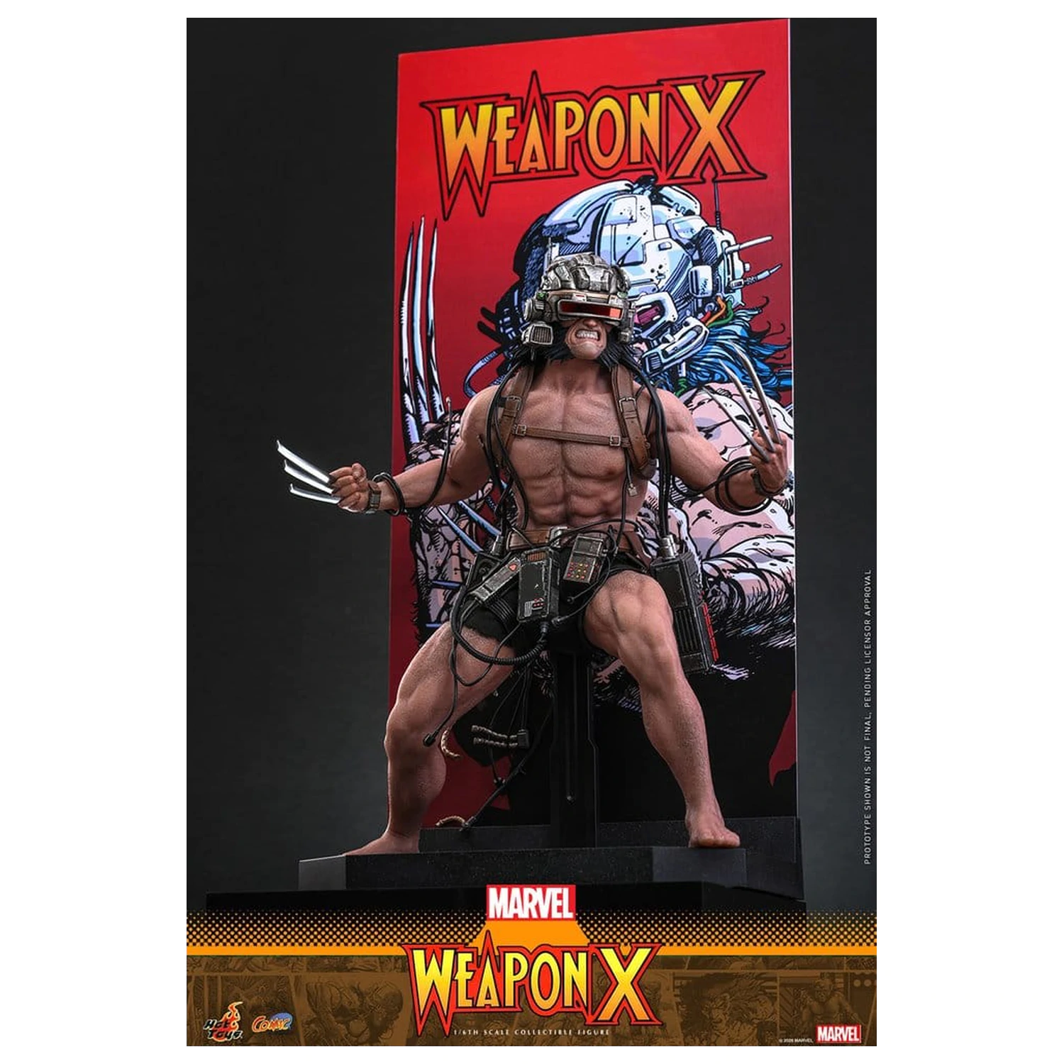 Marvel Comic Masterpiece akční figurka 1/6 Weapon X 31 cm fotografii produktu