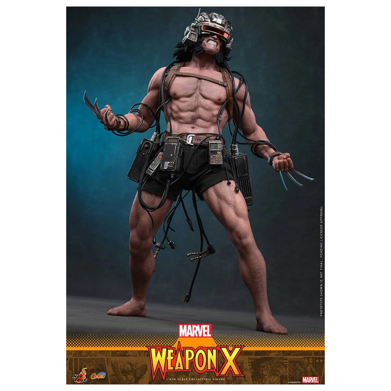 Marvel Comic Masterpiece akční figurka 1/6 Weapon X 31 cm fotografii produktu