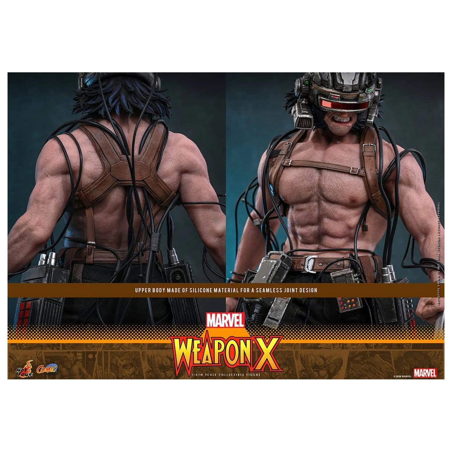 Marvel Comic Masterpiece akční figurka 1/6 Weapon X 31 cm fotografii produktu