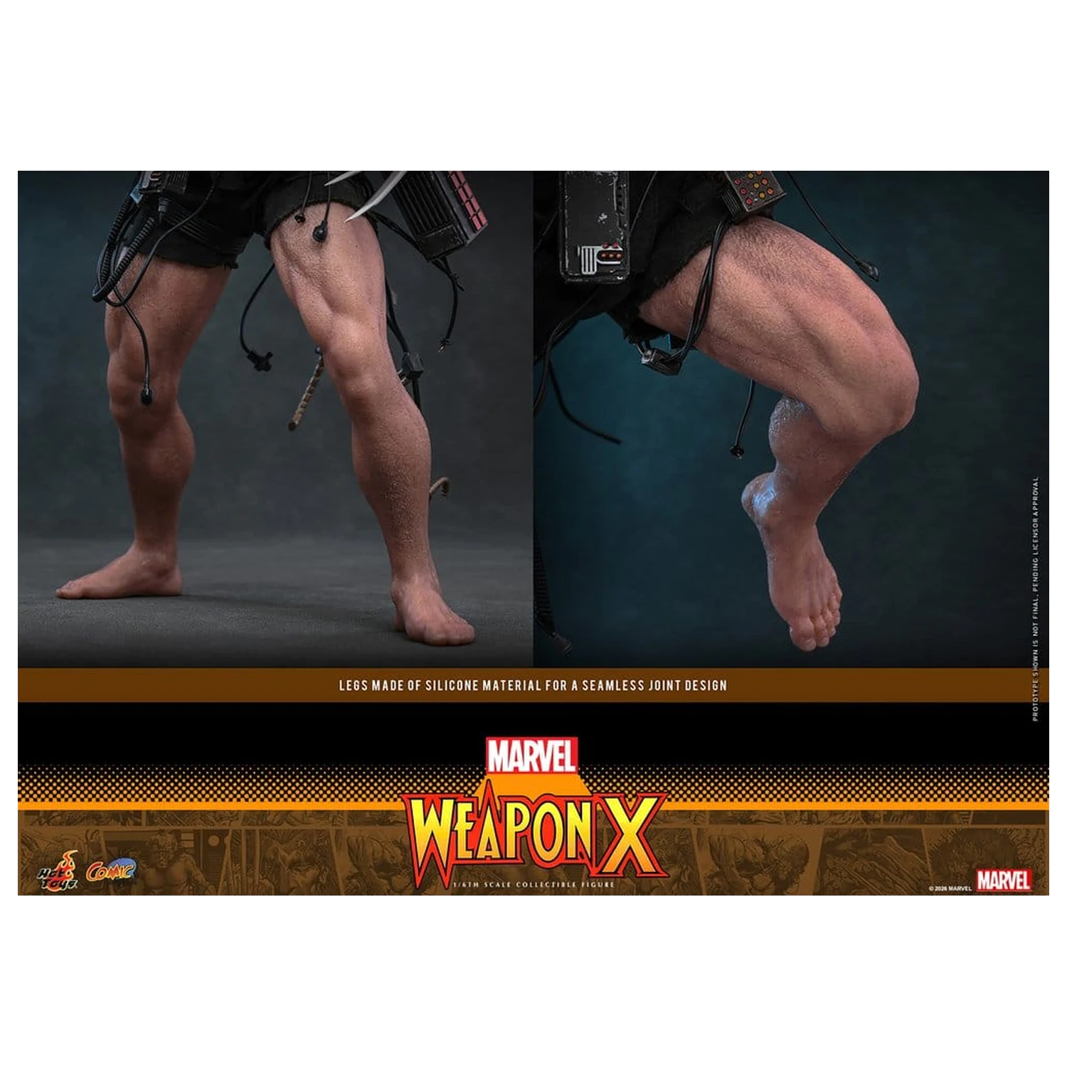 Marvel Comic Masterpiece akční figurka 1/6 Weapon X 31 cm fotografii produktu