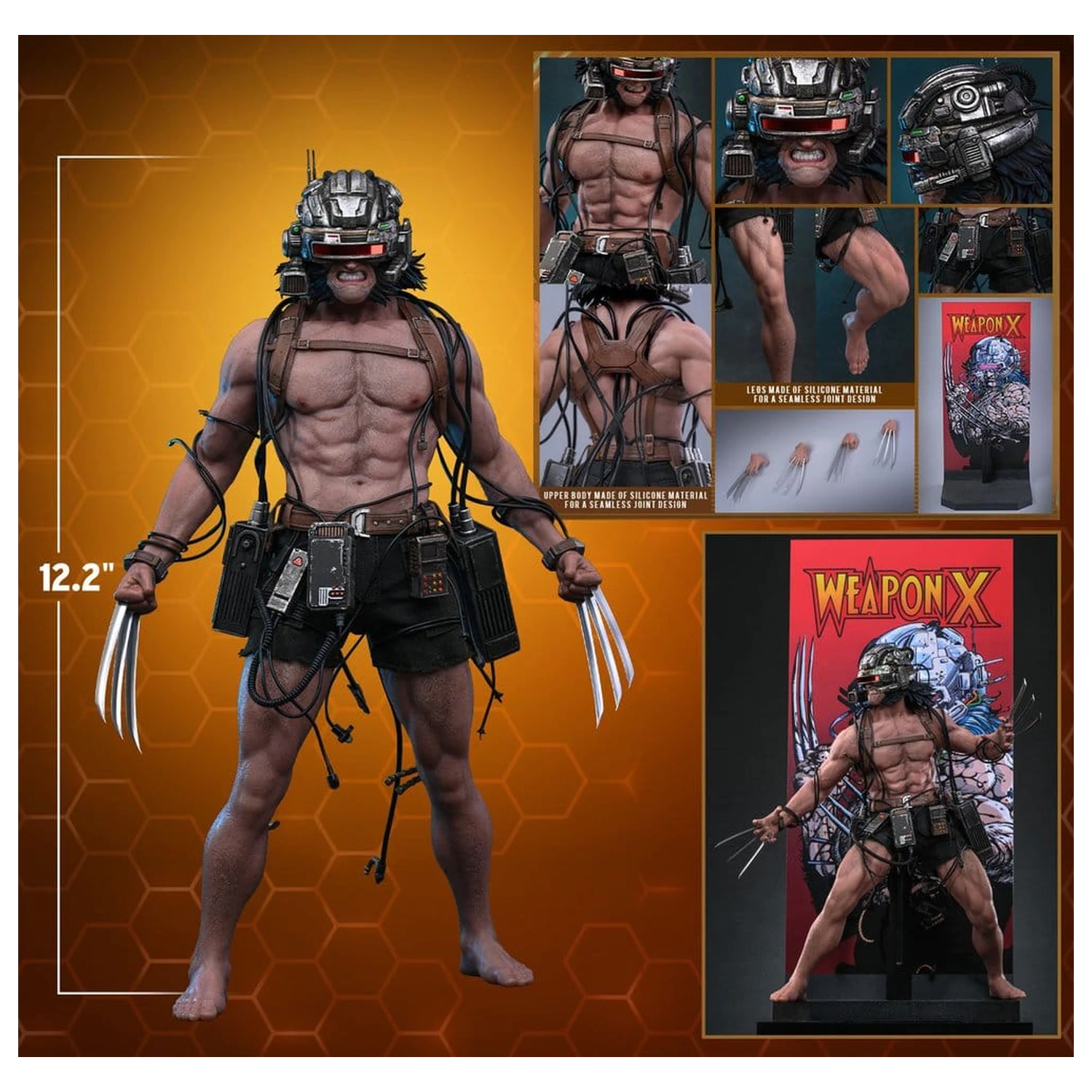 Marvel Comic Masterpiece akční figurka 1/6 Weapon X 31 cm fotografii produktu