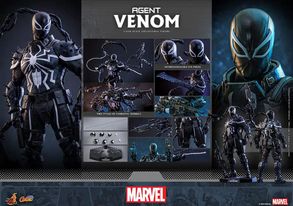 Akční figurka Marvel Comics 1/6 Agent Venom 32 cm fotografii produktu