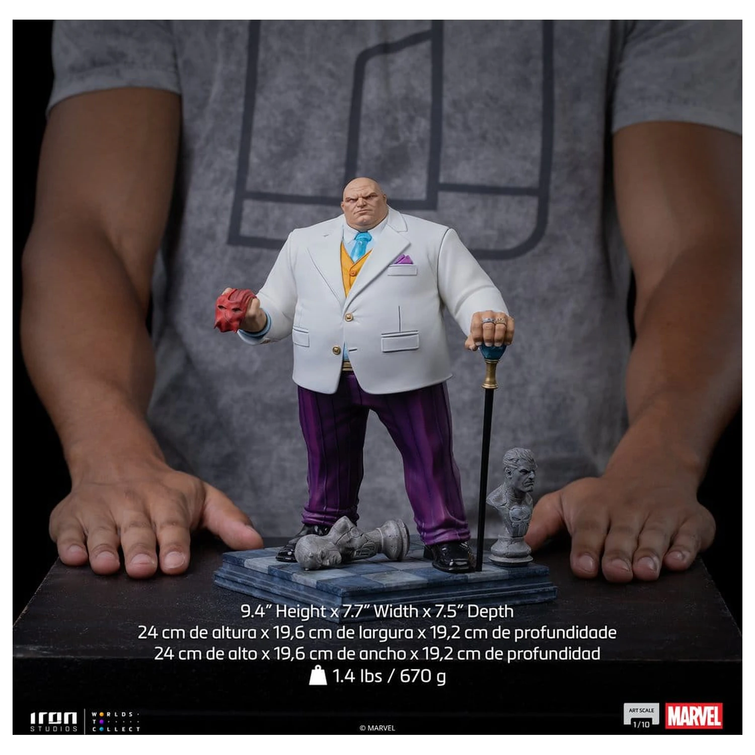 Marvel Comics Art Scale Socha 1/10 Kingpin 24 cm fotografii produktu