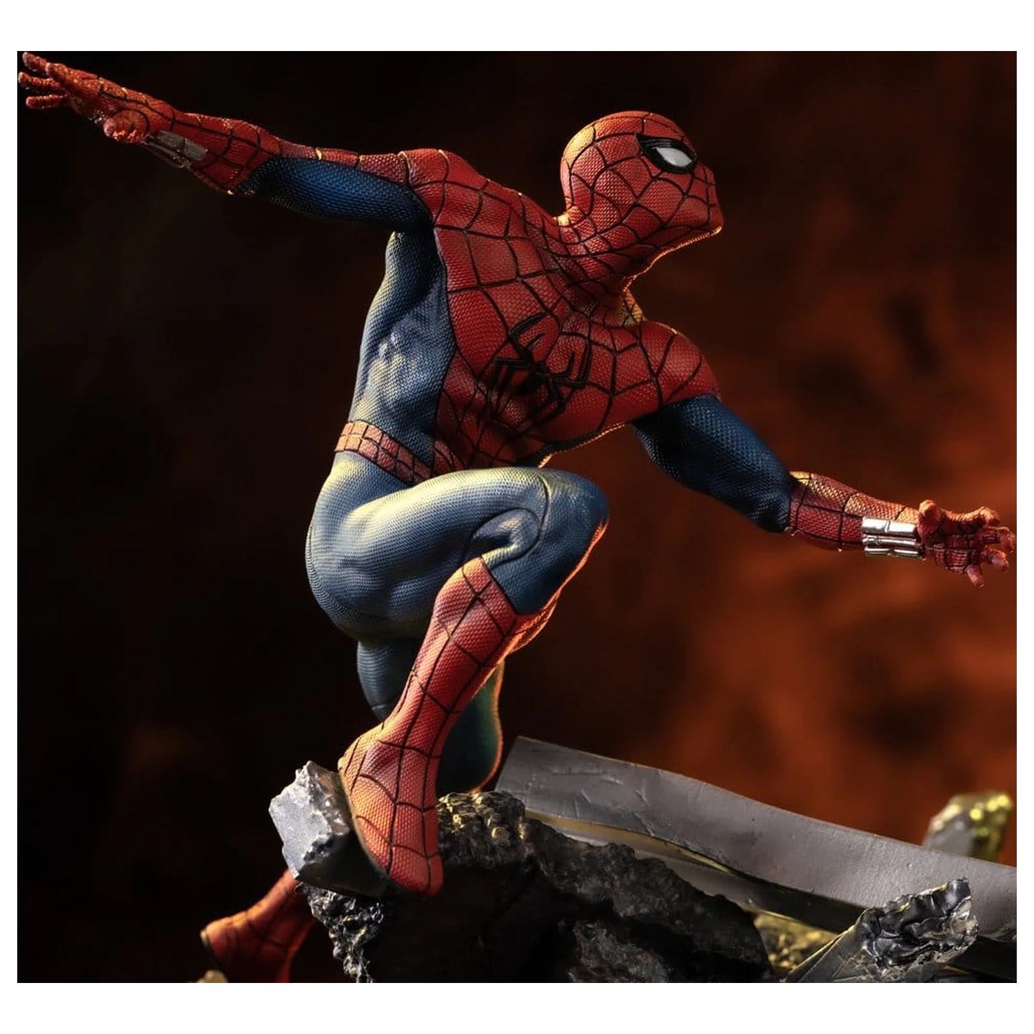 Marvel Comics Art Scale Socha 1/10 Spider-Man vs Hulk 38 cm fotografii produktu