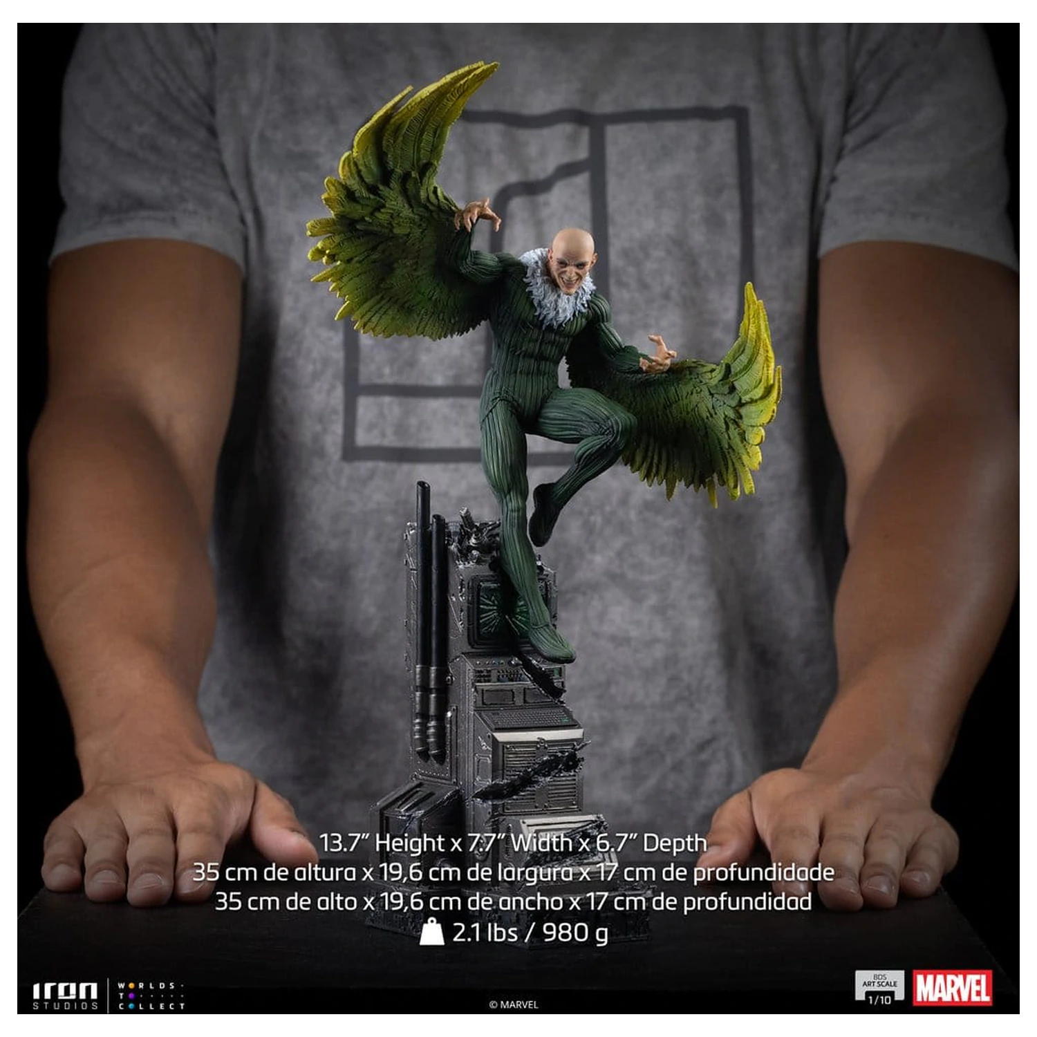 Marvel Comics BDS Art Scale Socha 1/10 Vulture (Spider-Man vs Villains Diorama) 35 cm fotografii produktu