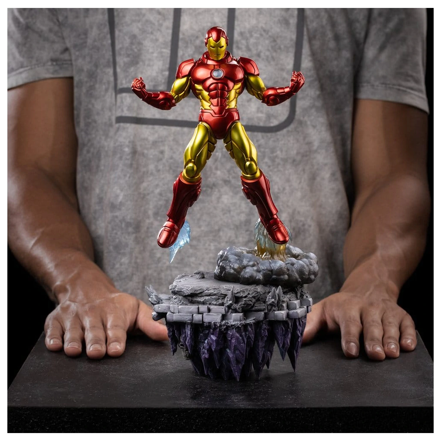 Marvel Comics BDS Art Scale socha 1/10 Iron Man Deluxe 33 cm fotografii produktu