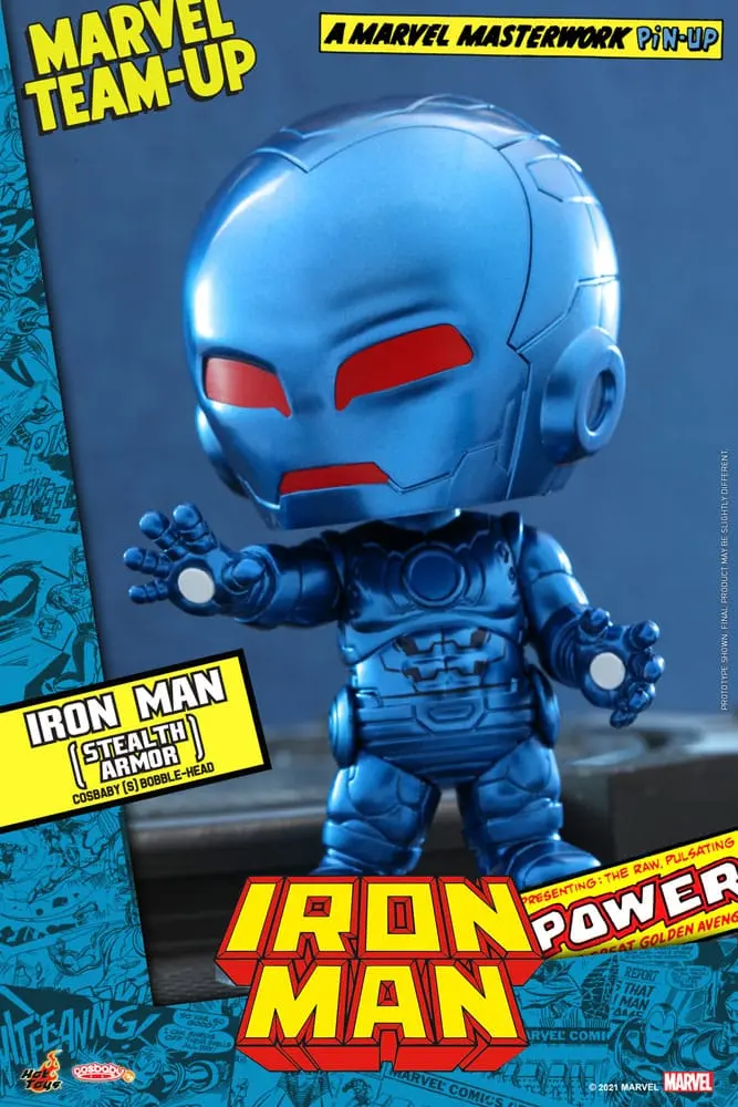 Marvel Comics Cosbaby (S) Mini figurka Iron Man (Stealth Armor) 10 cm fotografii produktu