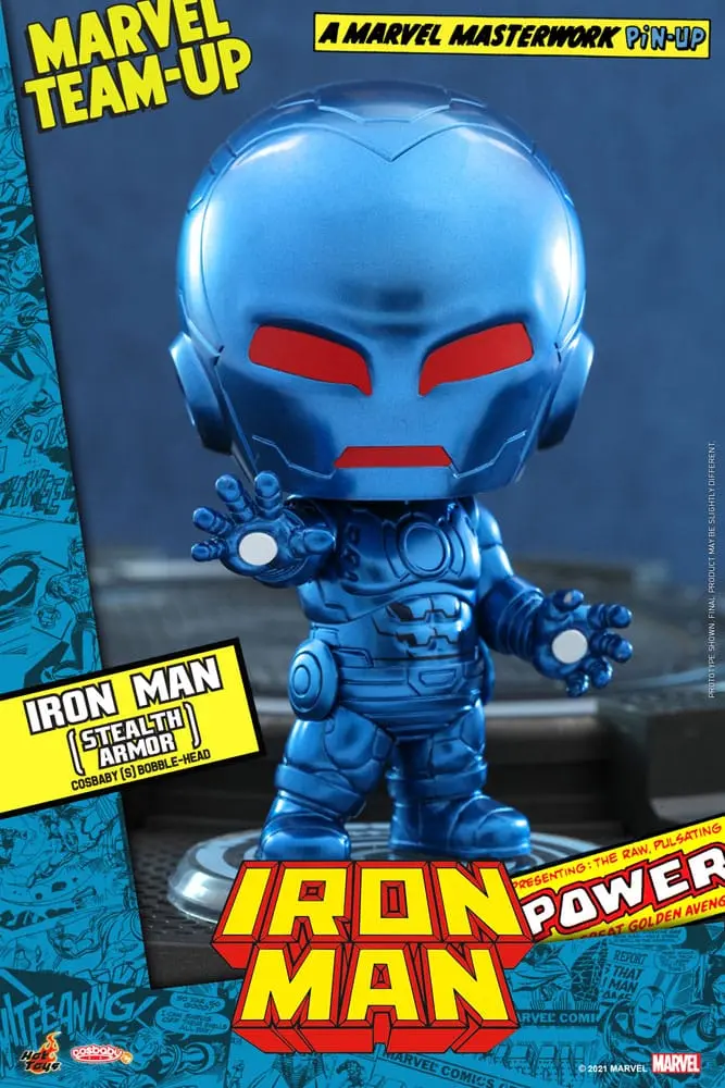 Marvel Comics Cosbaby (S) Mini figurka Iron Man (Stealth Armor) 10 cm fotografii produktu