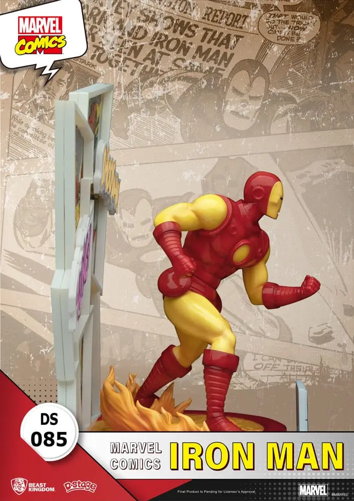 Marvel Comics D-Stage PVC Diorama Iron Man 16 cm fotografii produktu