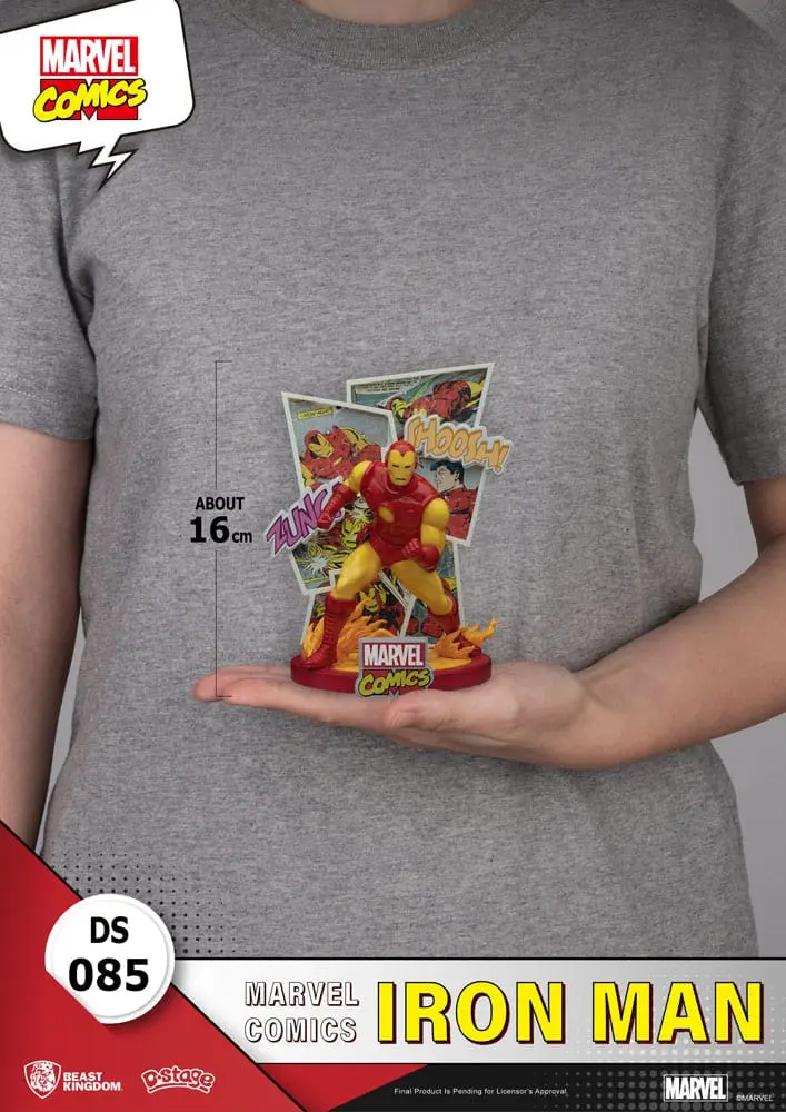 Marvel Comics D-Stage PVC Diorama Iron Man 16 cm fotografii produktu