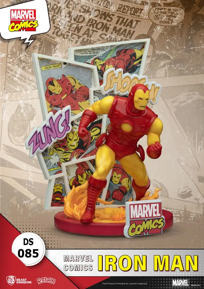Marvel Comics D-Stage PVC Diorama Iron Man 16 cm fotografii produktu