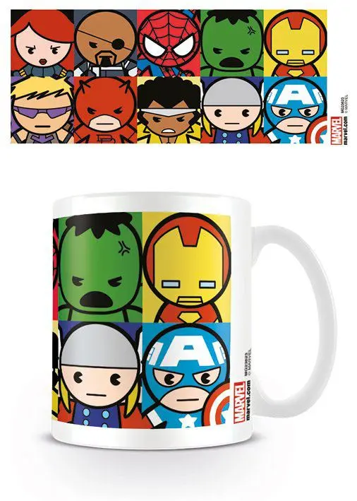 Marvel Comics Hrnek Kawaii Characters fotografii produktu