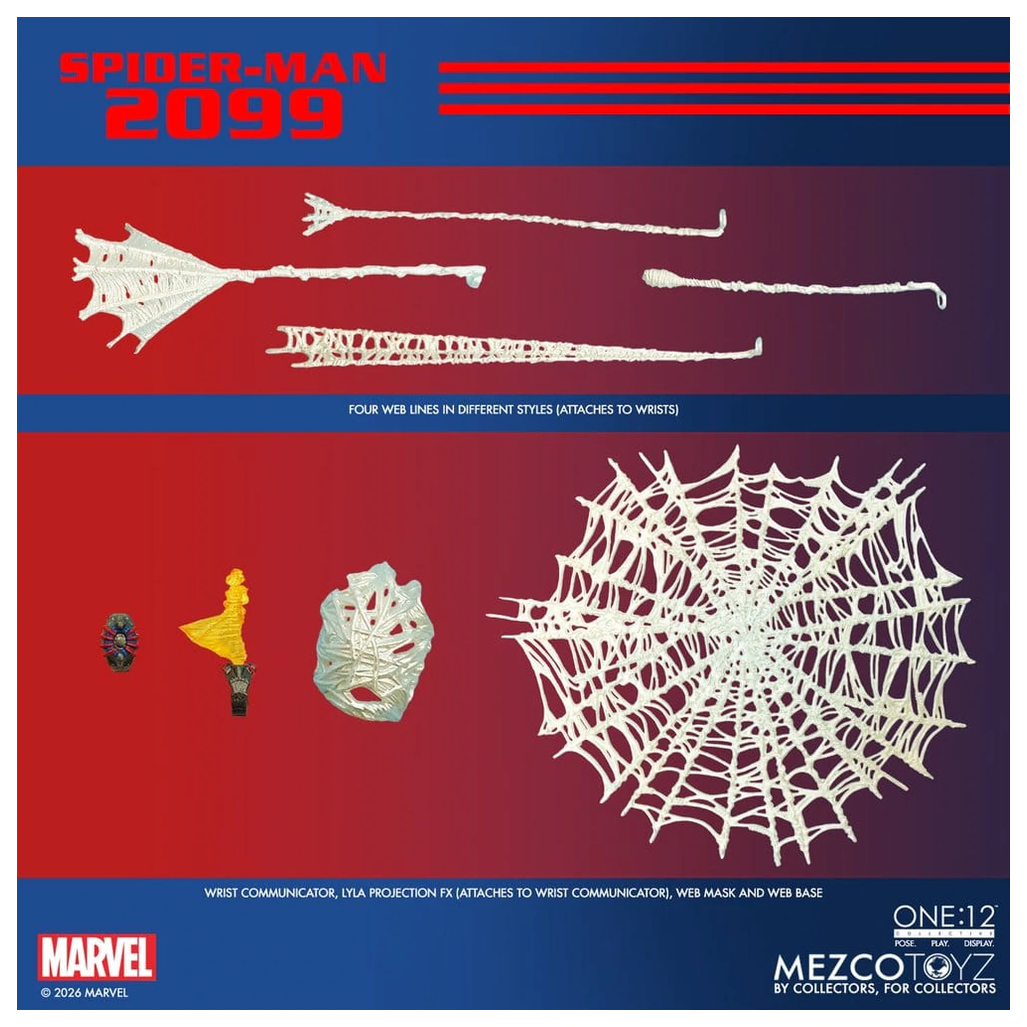 Marvel Comics One:12 Collective akční figurka 1/12 Spider-Man 2099 17 cm fotografii produktu
