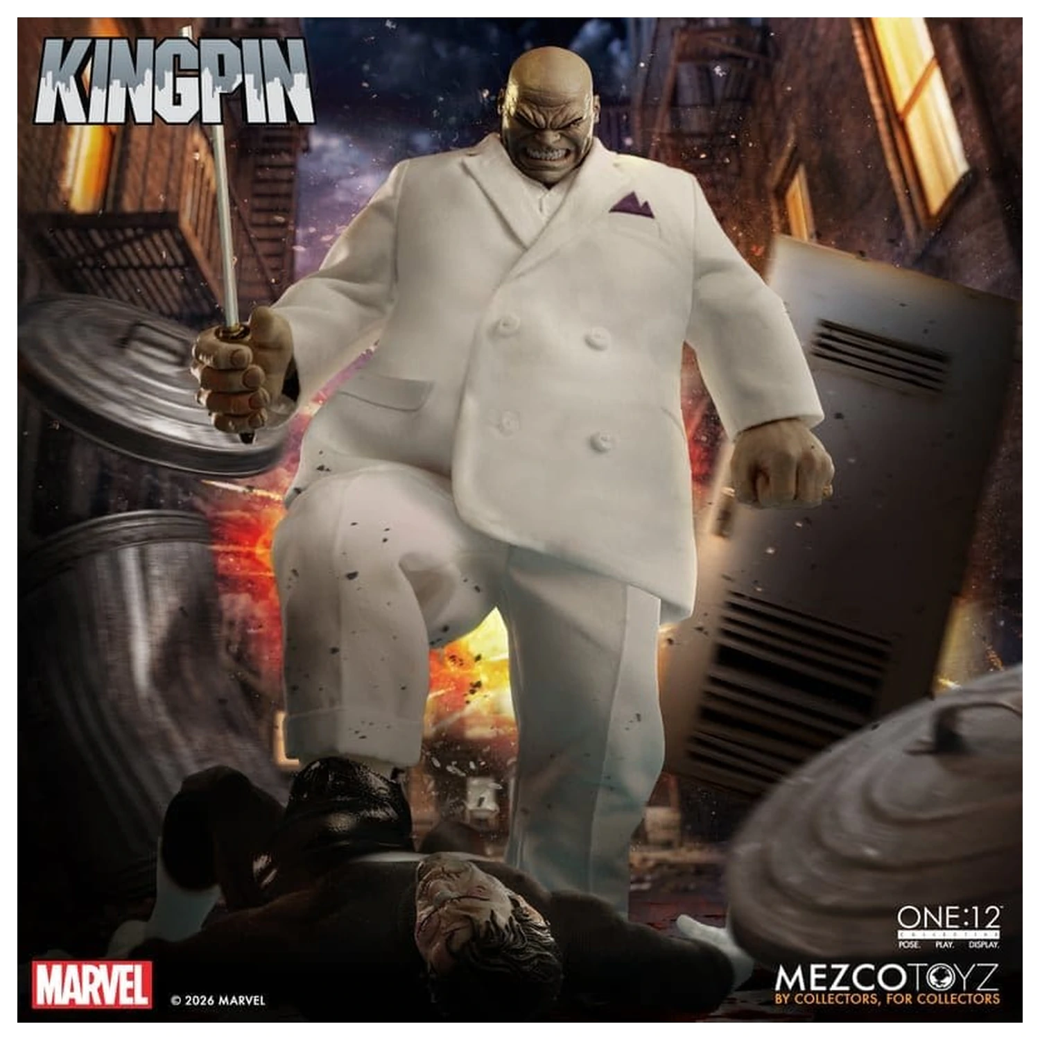 Marvel Comics One:12 Collective akční figurka 1/12 Kingpin 18 cm fotografii produktu