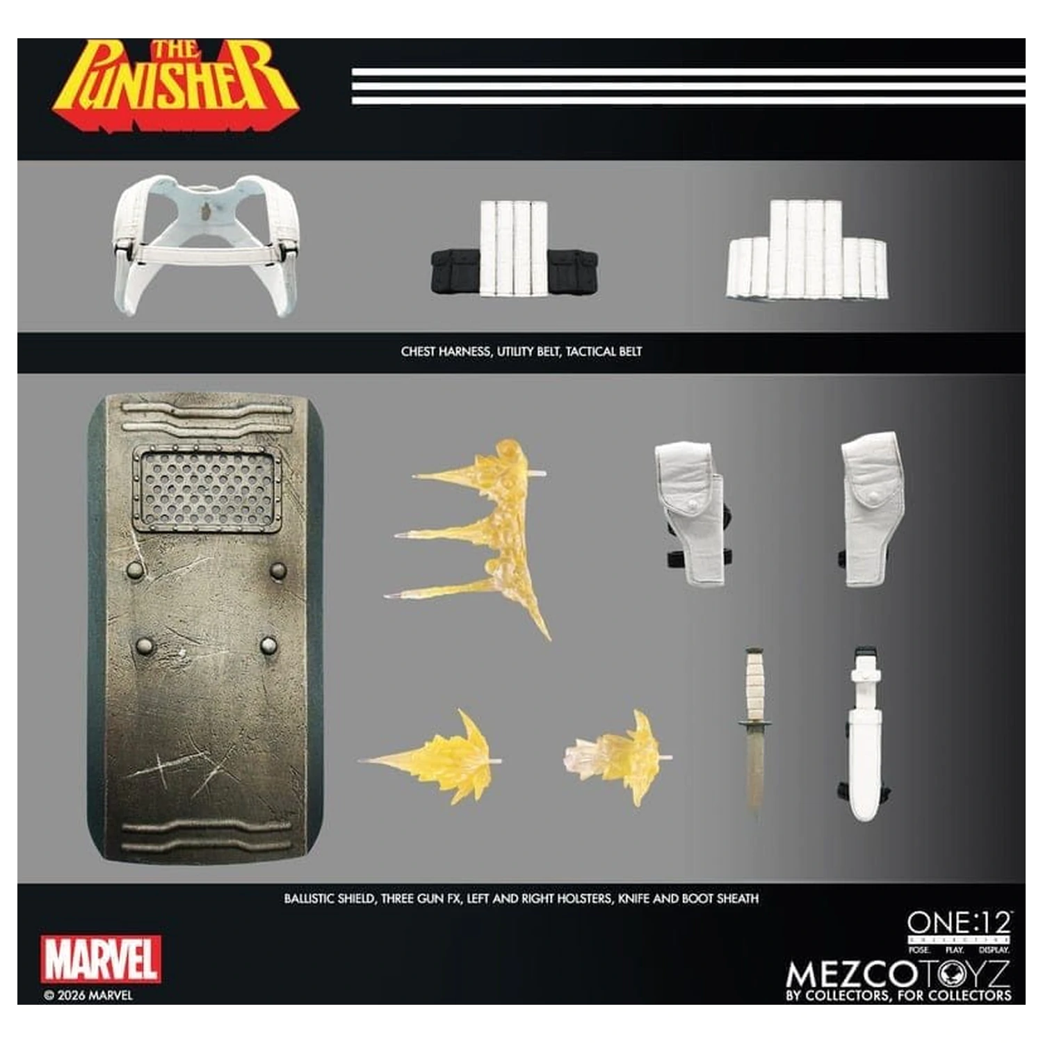 Marvel Comics One:12 Collective akční figurka 1/12 Punisher 17 cm fotografii produktu