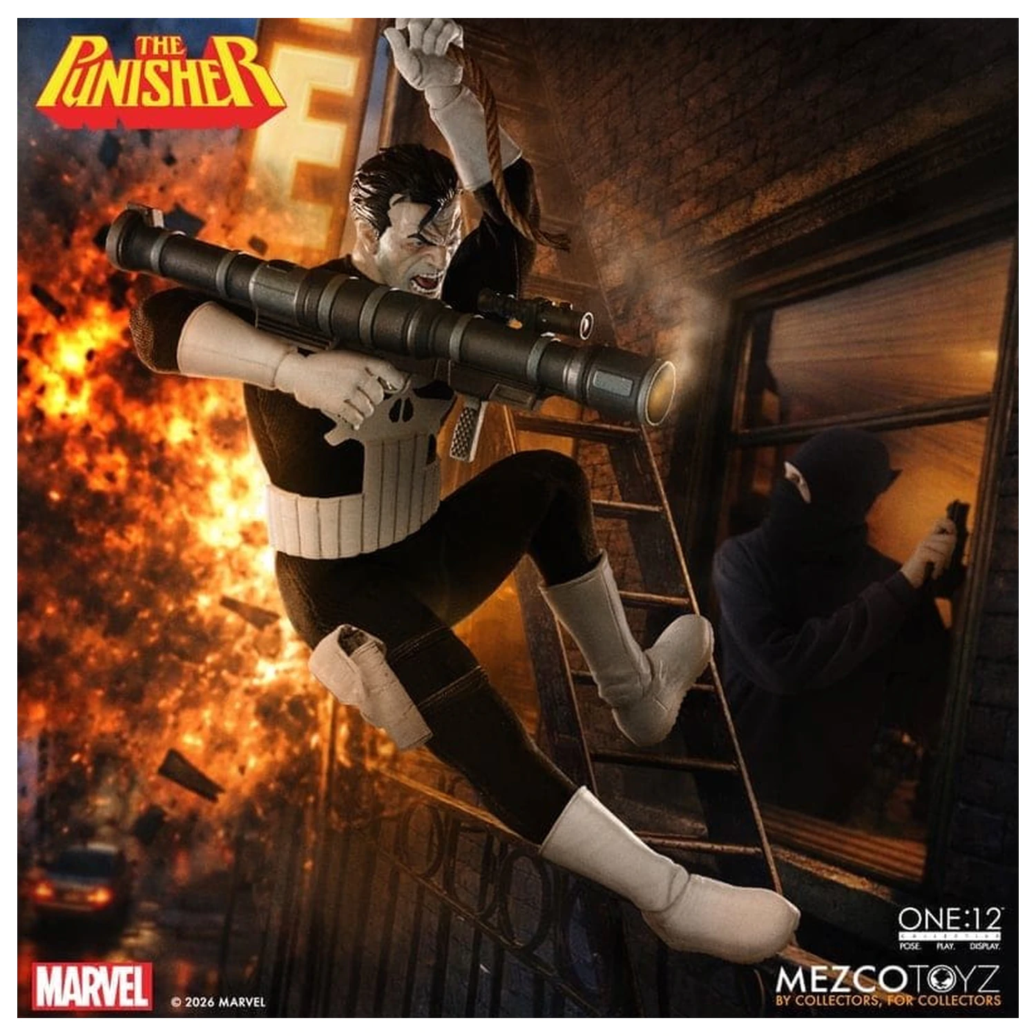 Marvel Comics One:12 Collective akční figurka 1/12 Punisher 17 cm fotografii produktu