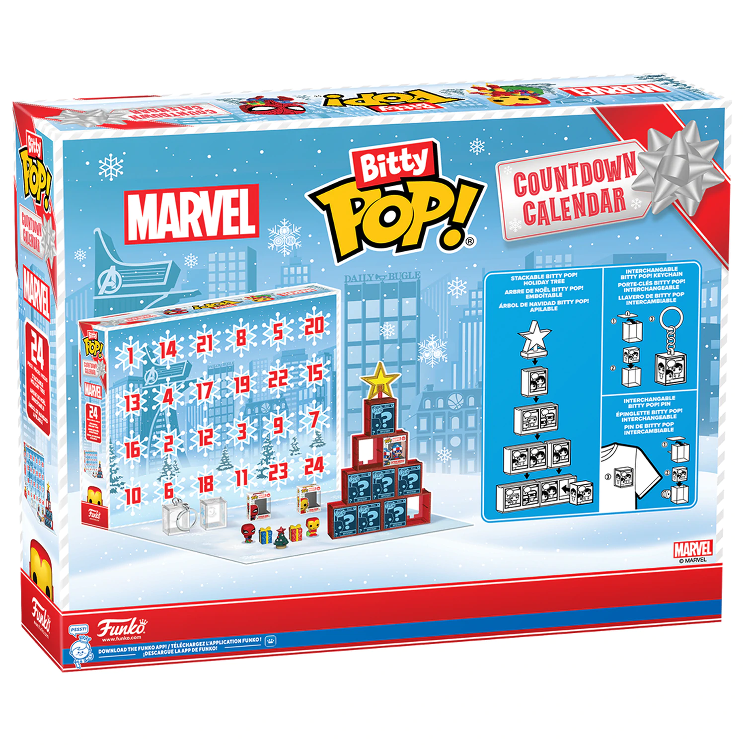 Marvel Comics Bitty Funko POP! Adventní kalendář fotografii produktu