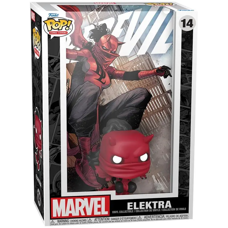 Marvel Comics POP! Comic Cover Vinylová figurka Elektra Daredevil 9 cm fotografii produktu