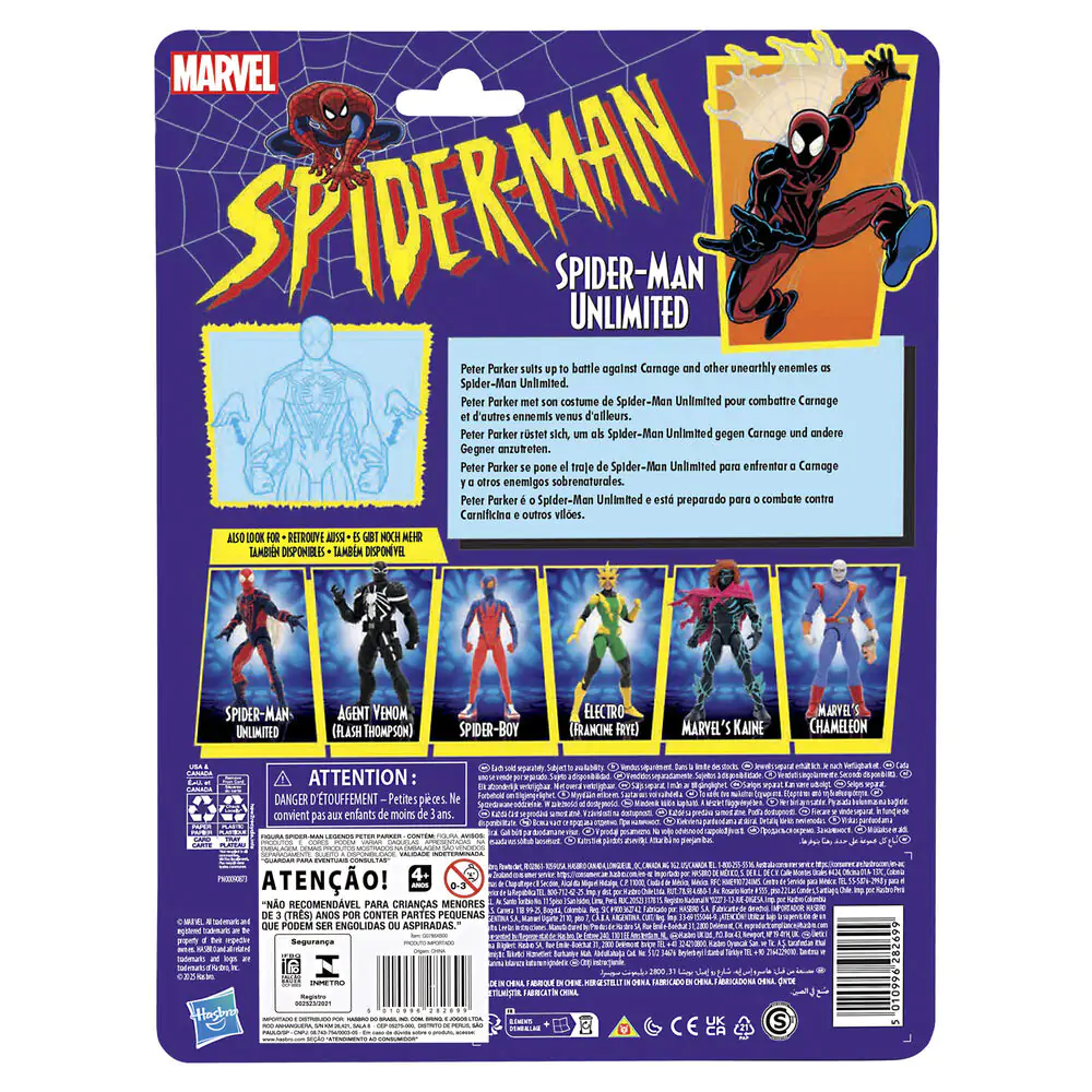 Marvel Comics Spider-Man Spiderman Unlimited figurka 15 cm fotografii produktu